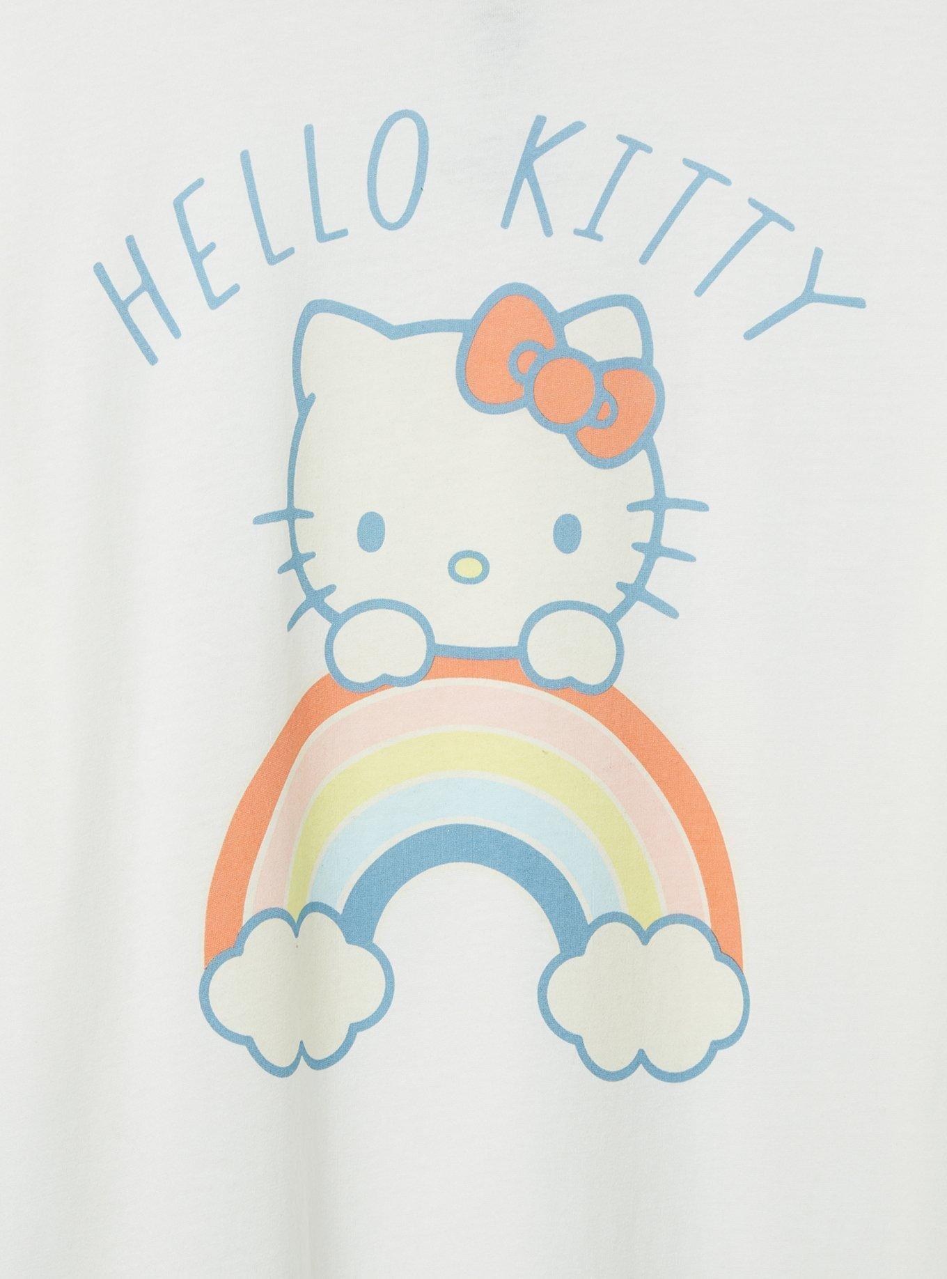 Hello Kitty Relaxed Fit Cotton Crew Tee