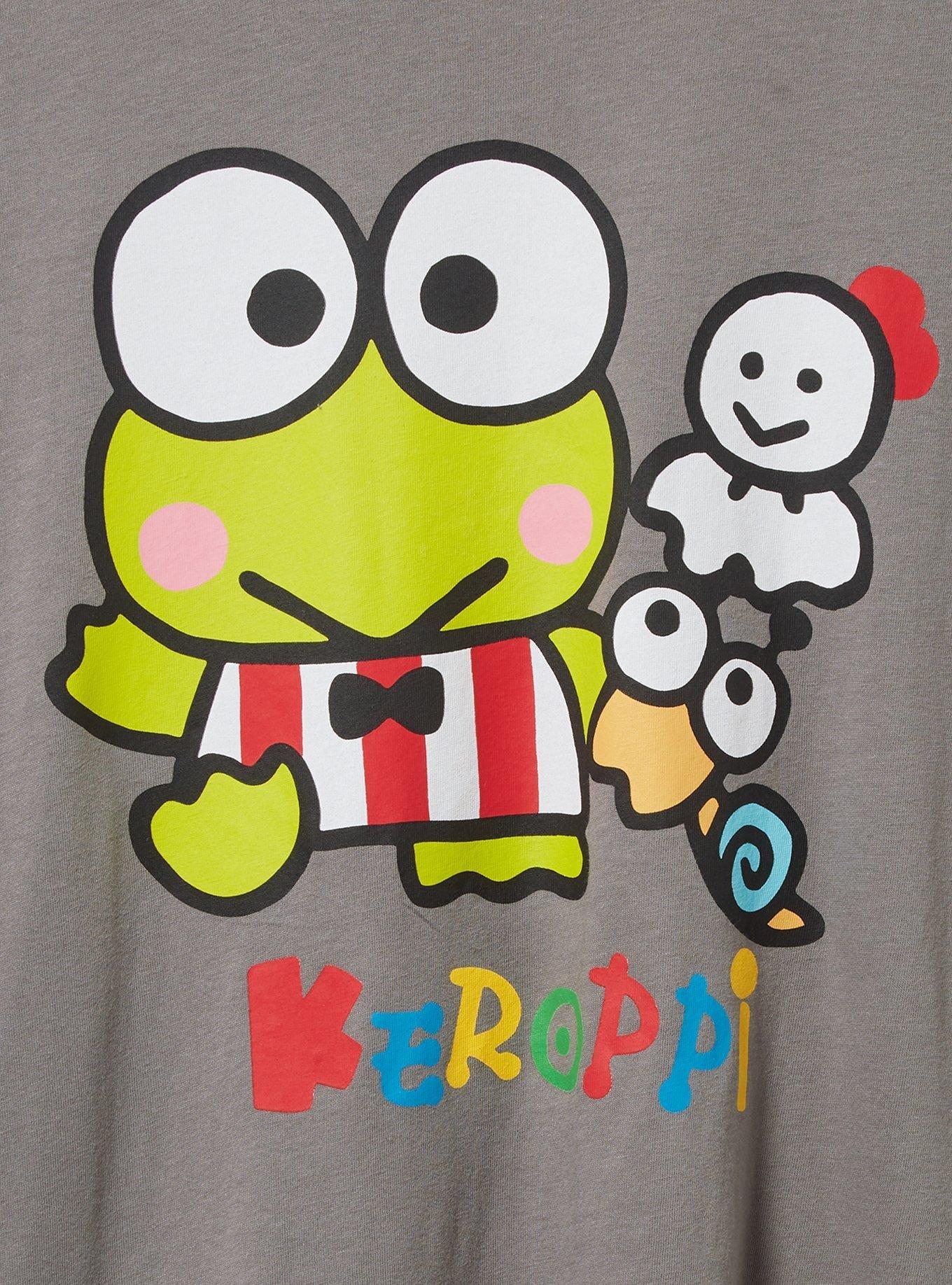 Keroppi Relaxed Fit Cotton Crew Tee