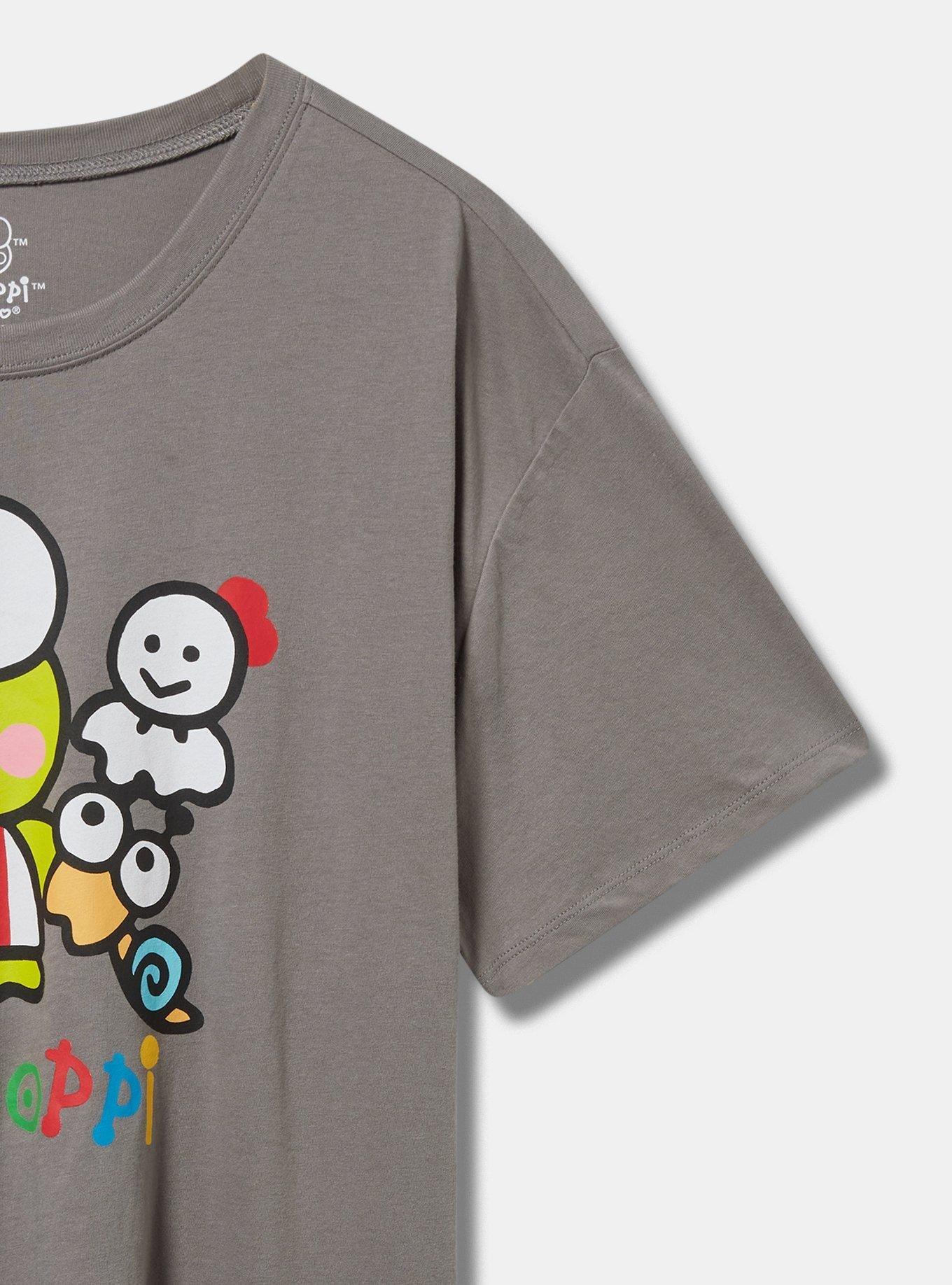 Keroppi Relaxed Fit Cotton Crew Tee