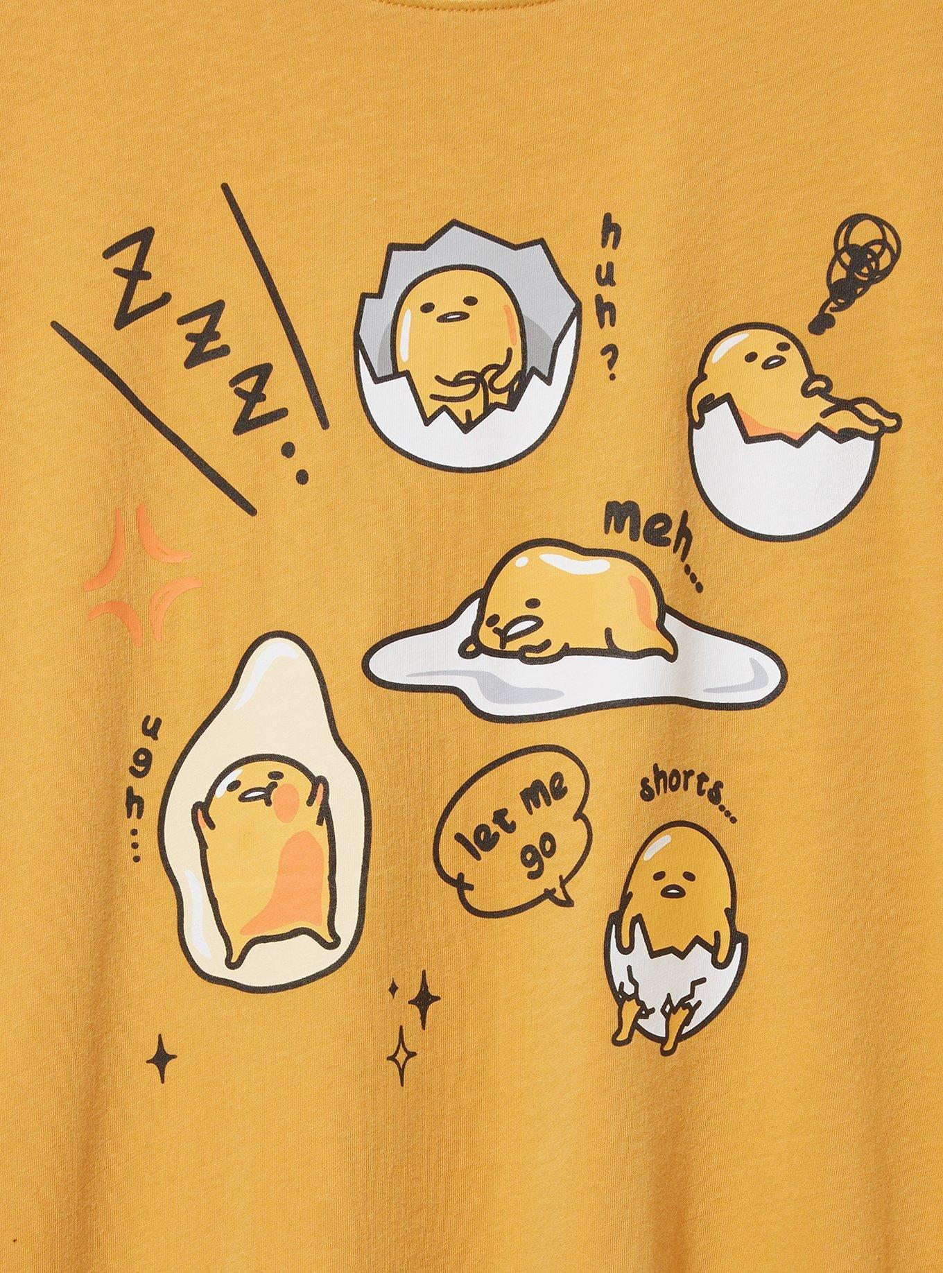 Gudetama Classic Fit Cotton Crew Tee