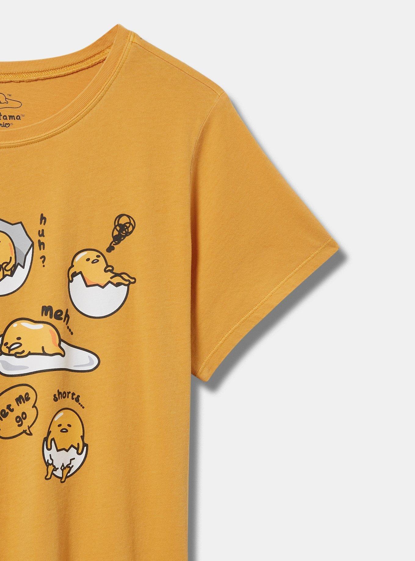 Gudetama Classic Fit Cotton Crew Tee