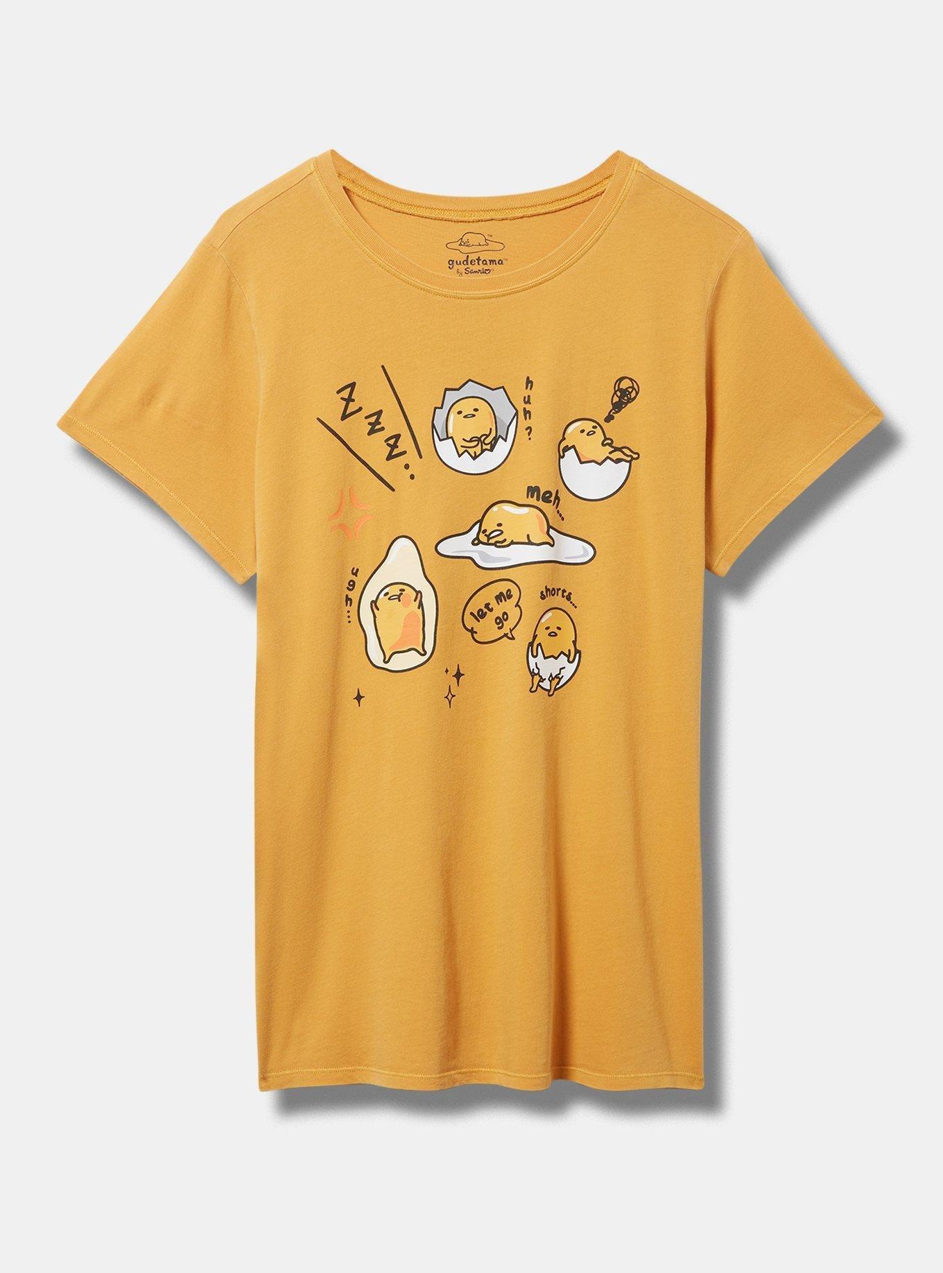 Gudetama Classic Fit Cotton Crew Tee