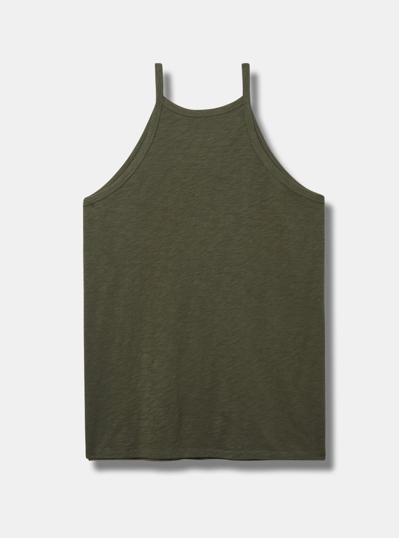 Desert Eye Classic Fit Heritage Slub High Neck Tank