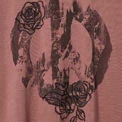 Peace Embroidered Ribcage Relaxed Fit Heritage Jersey Crew Tee, ROSE TAUPE, swatch