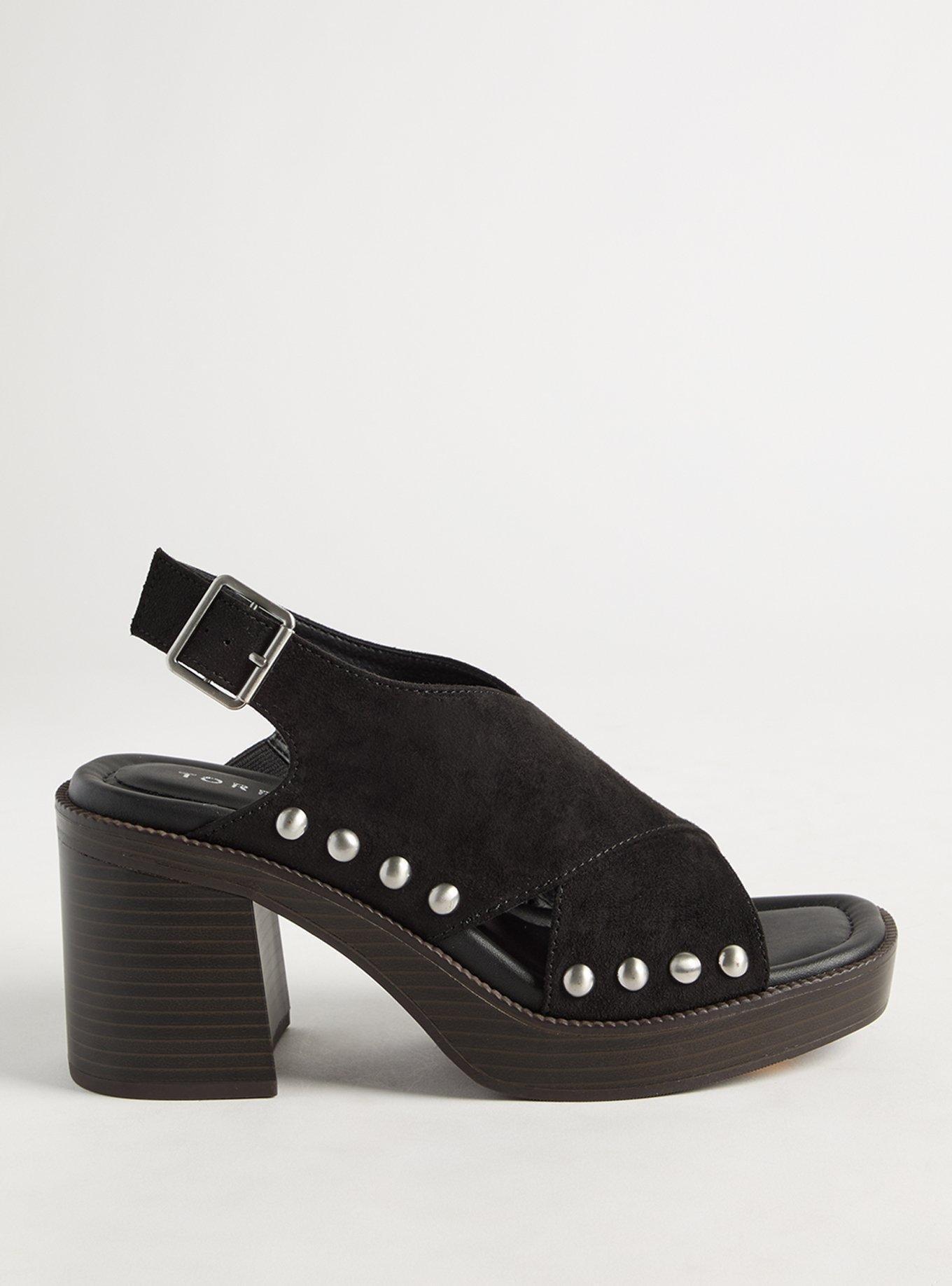 Block Heel Slingback Mule (WW)