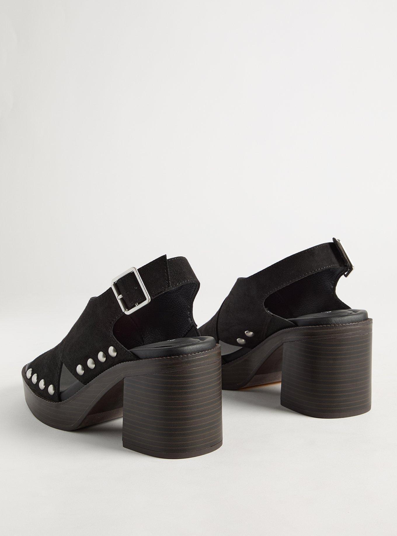 Block Heel Slingback Mule (WW)