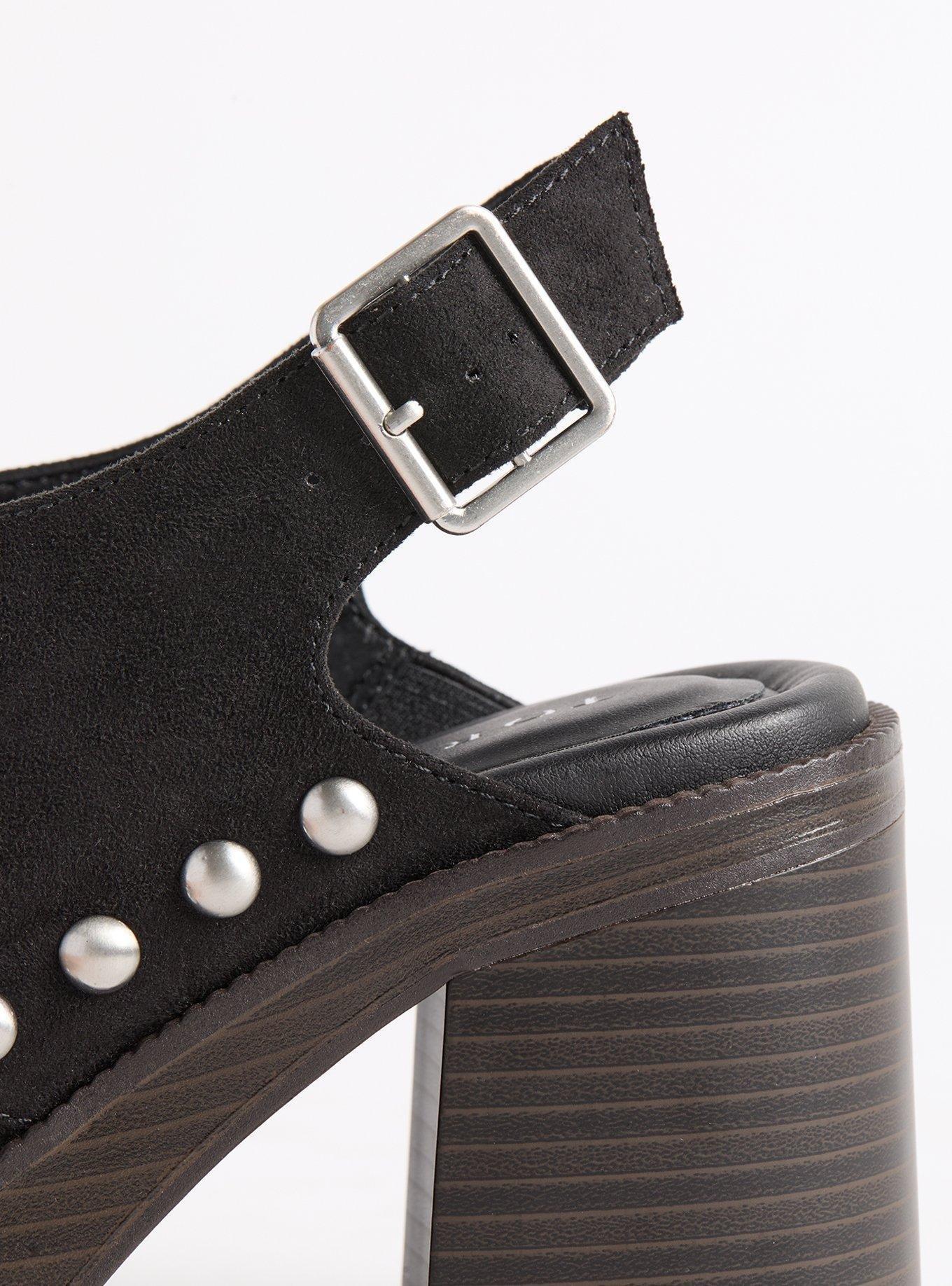 Block Heel Slingback Mule (WW)