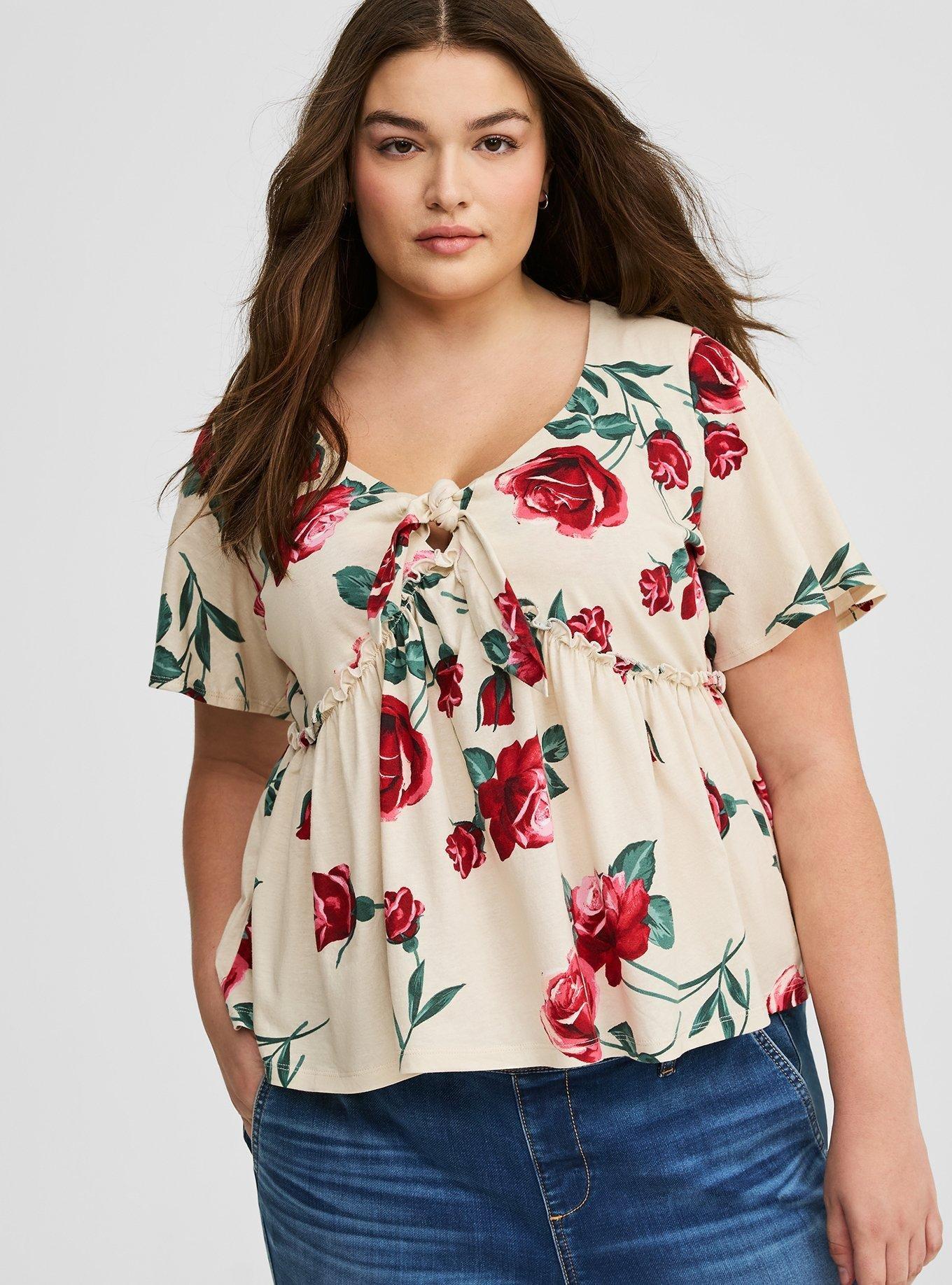 Heritage Jersey V-Neck top
