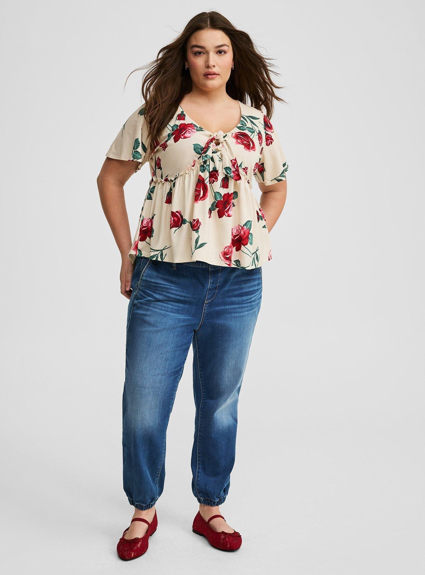 Heritage Jersey V-Neck top