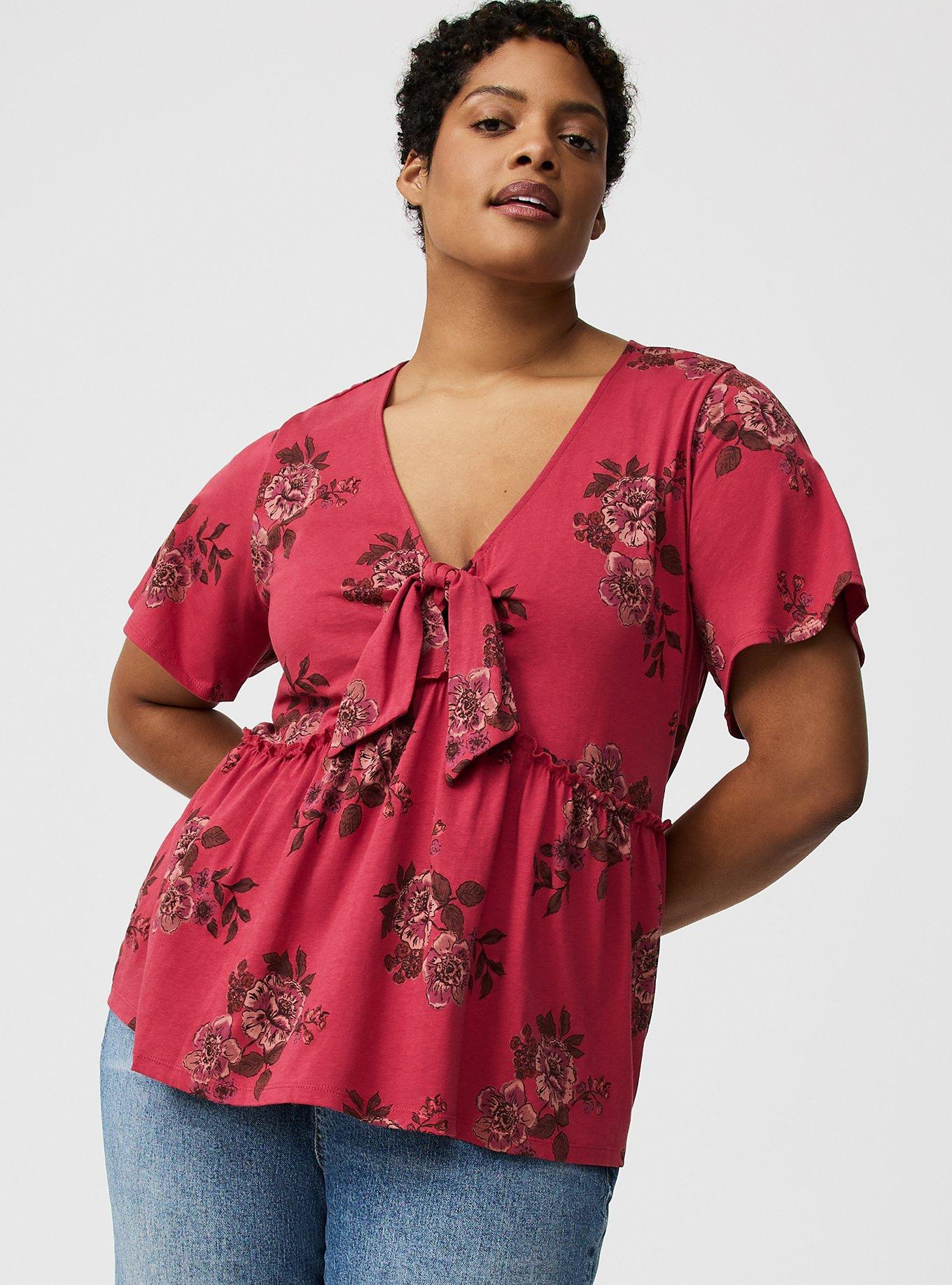 Heritage Jersey V-Neck Top