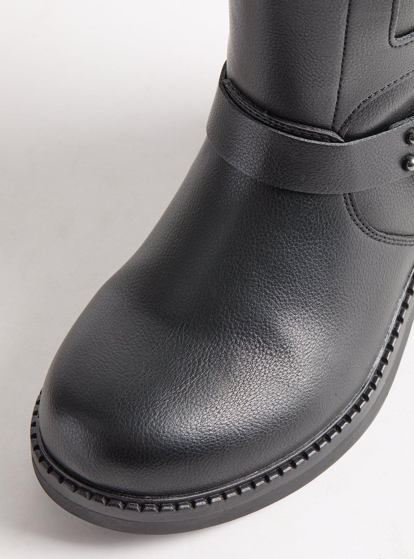 Plus Size - Multi Buckle Moto Knee Boot (WW) - Torrid