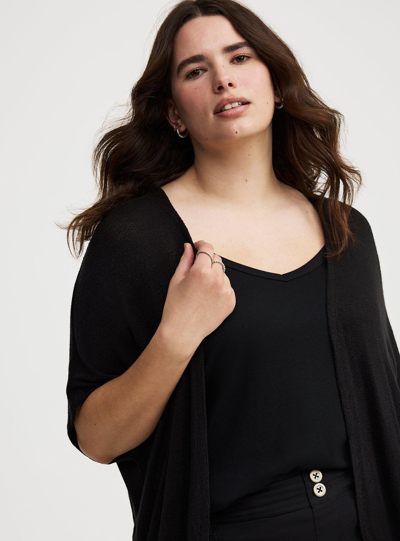 Open Front Cocoon Cardigan