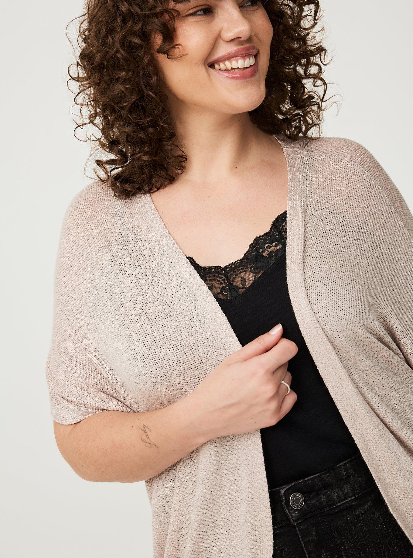 Open Front Cocoon Cardigan