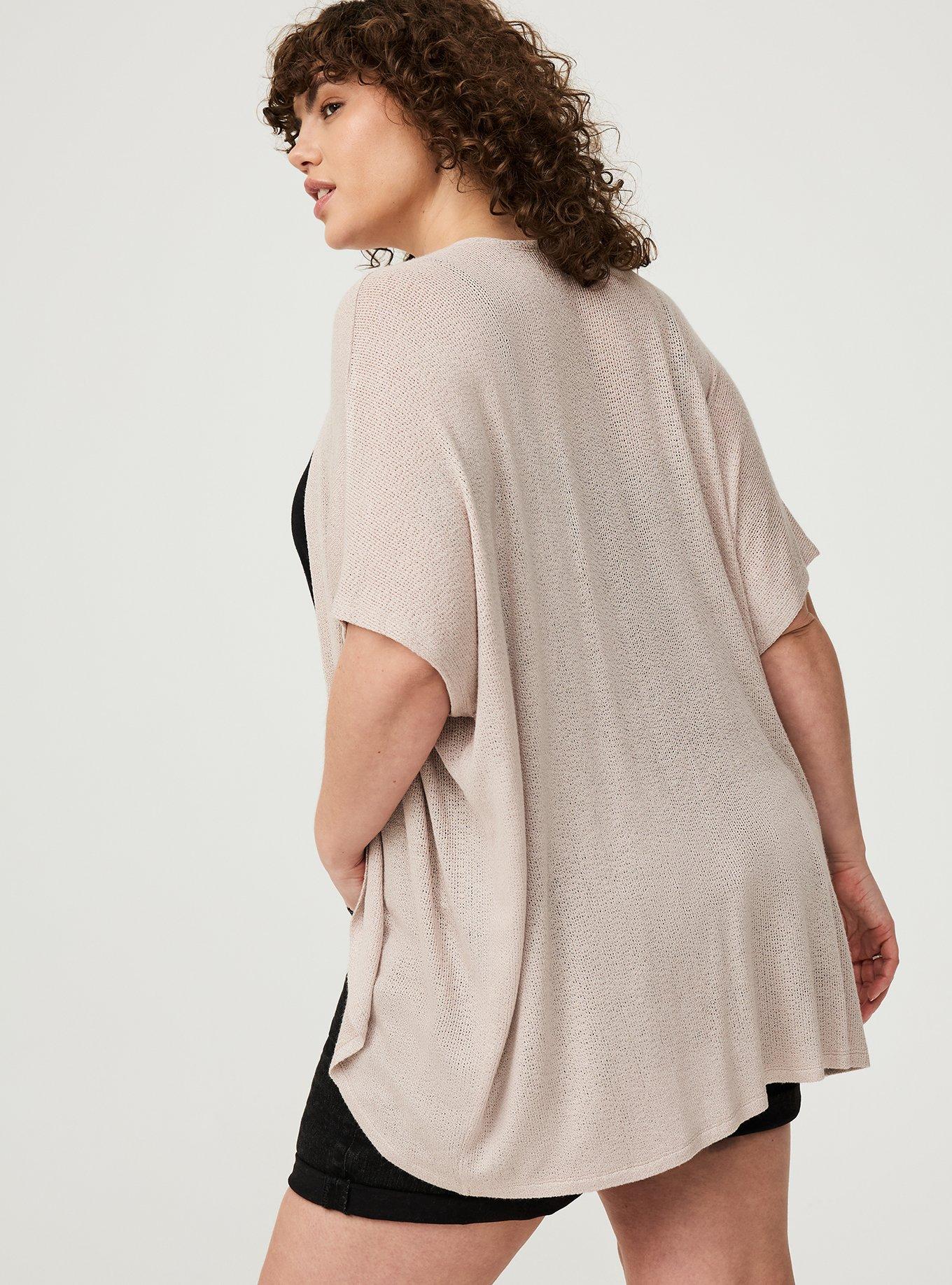 Open Front Cocoon Cardigan