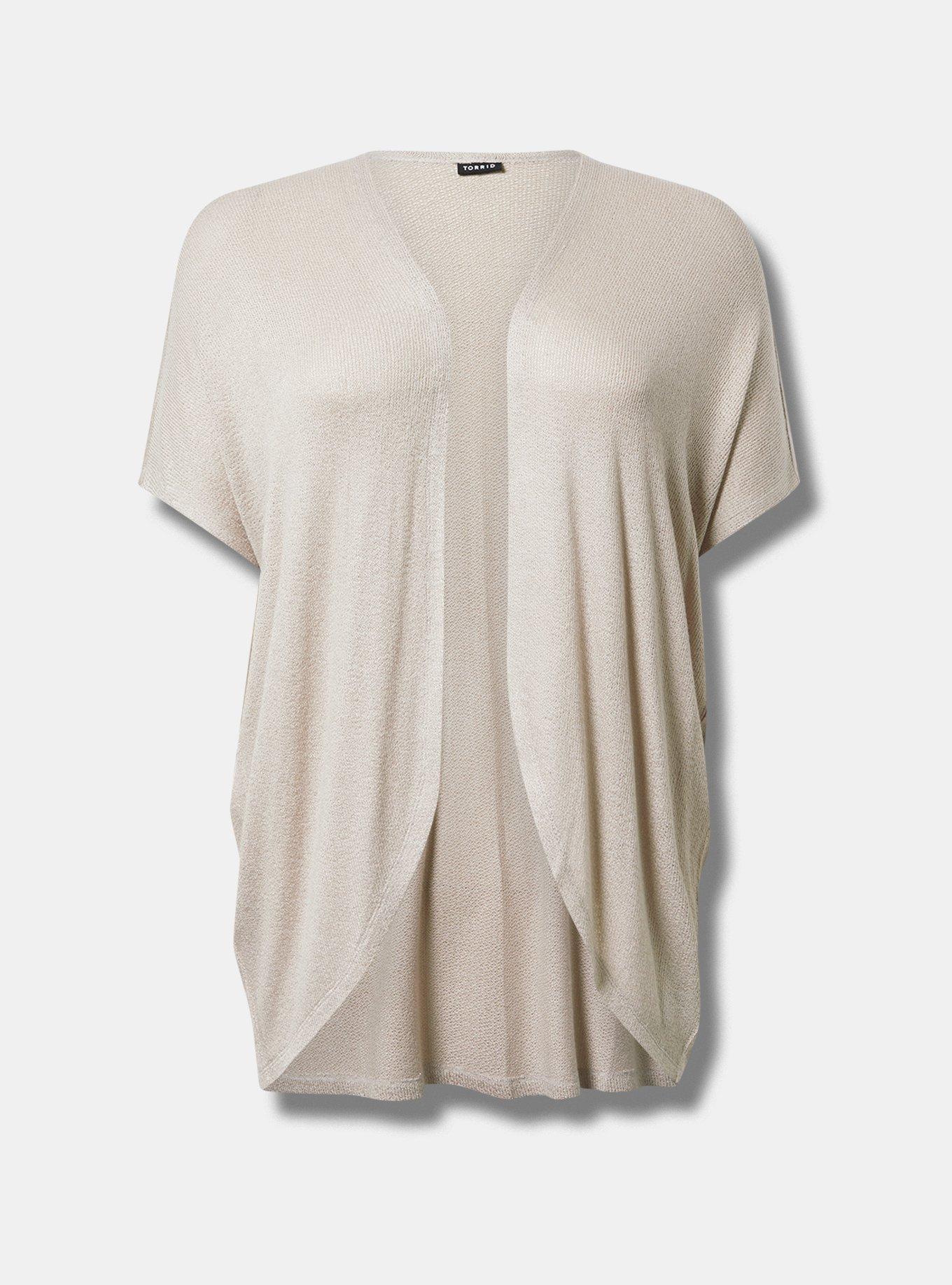 Open Front Cocoon Cardigan