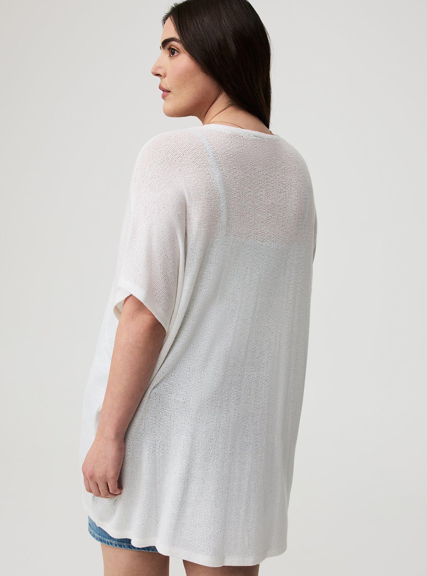 Open Front Cocoon Cardigan