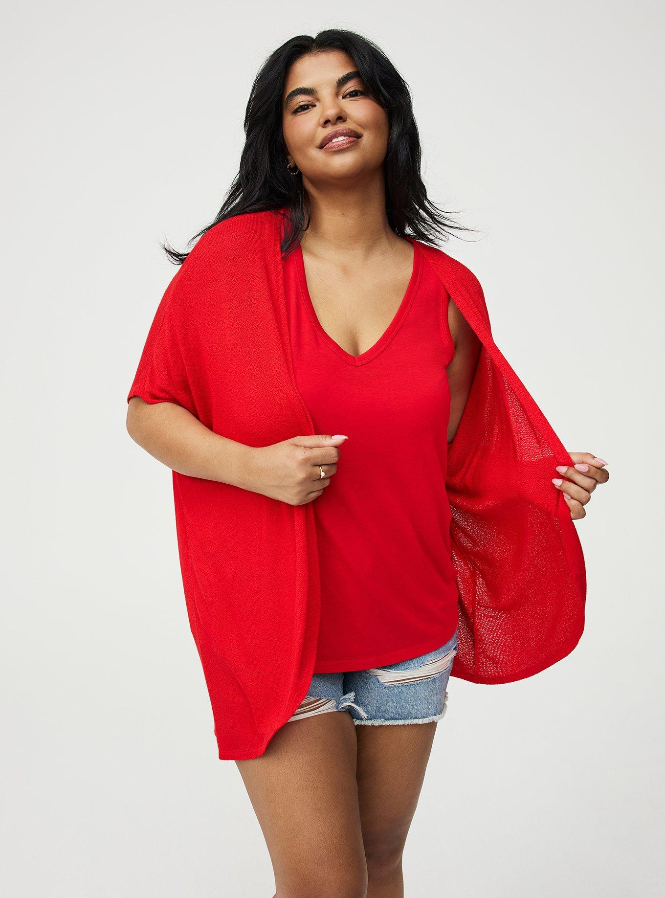 Open Front Cocoon Cardigan, ADRENALINE RUSH, hi-res