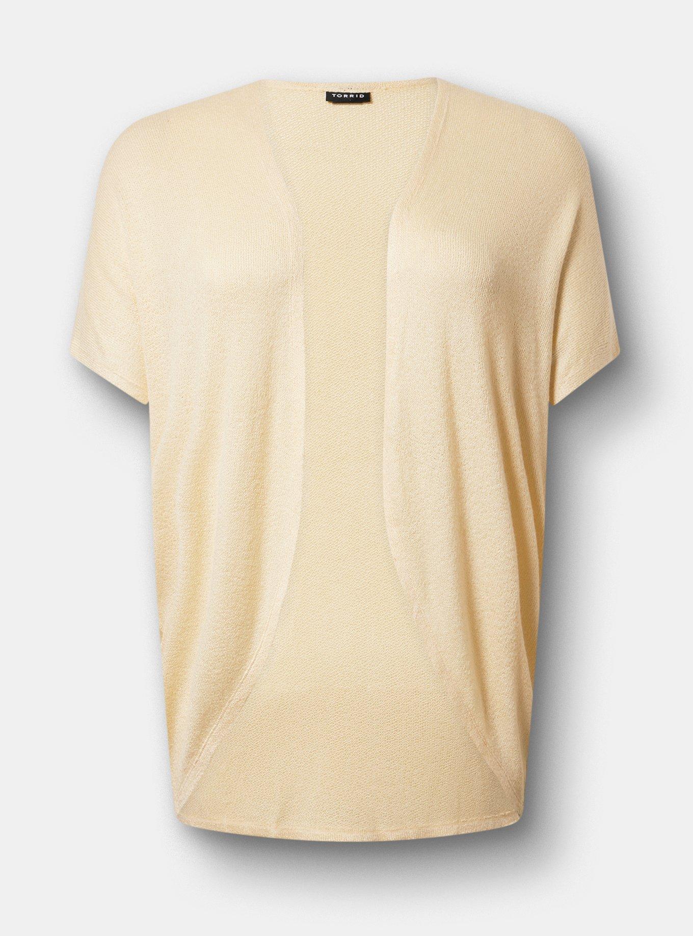 Open Front Cocoon Cardigan, SUMMER MELON, hi-res