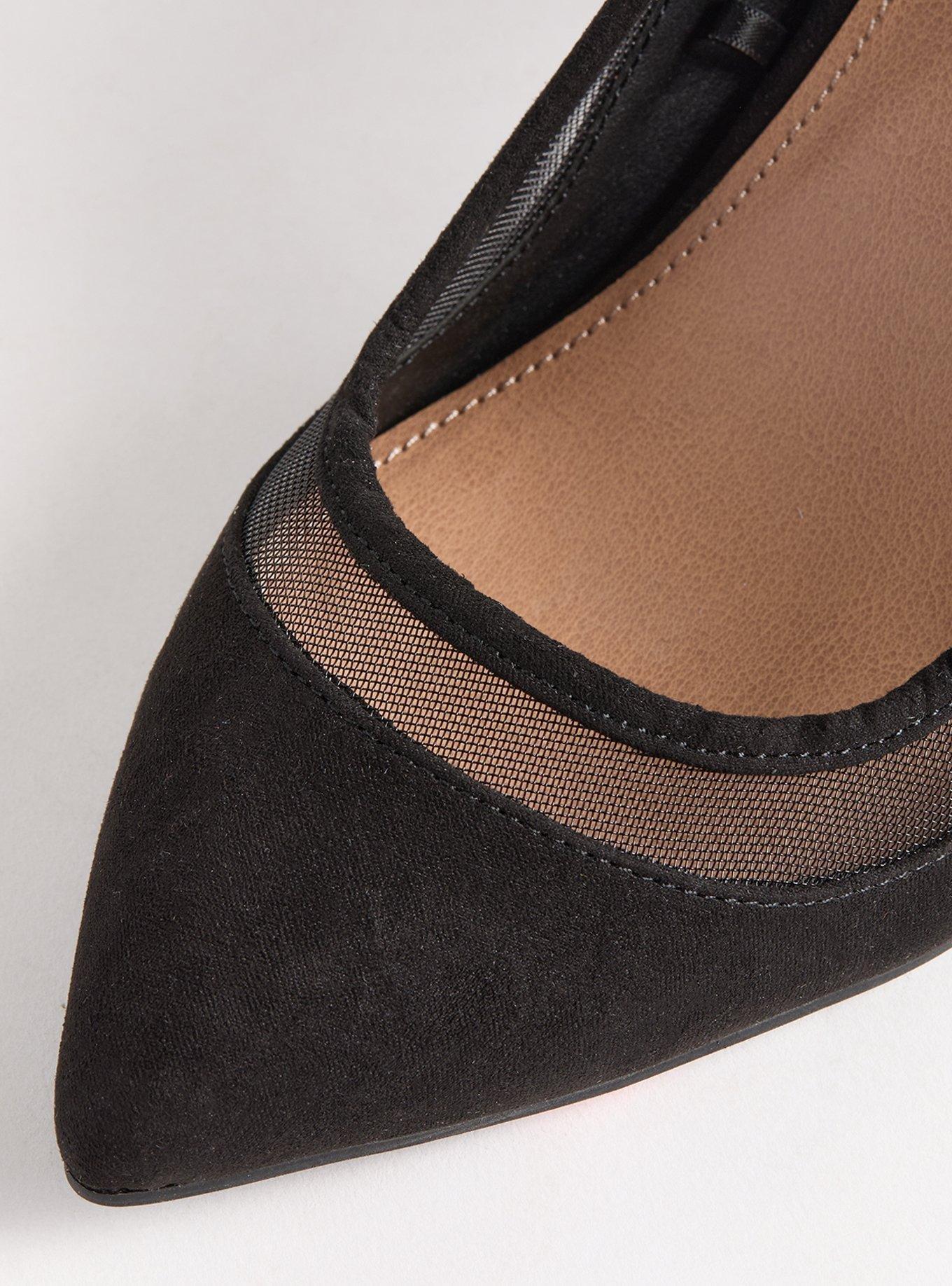 Pointed Toe Mesh Pump (WW)