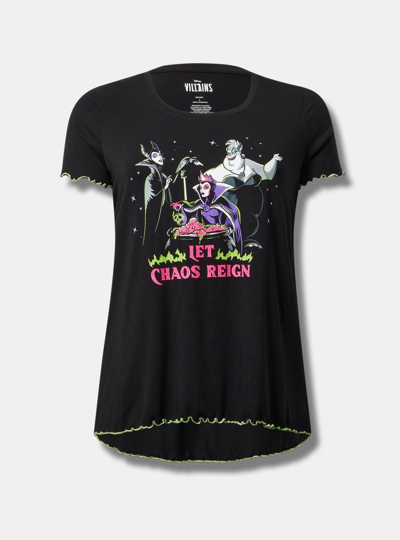 Disney Villains Lettuce Hem Sleep Top