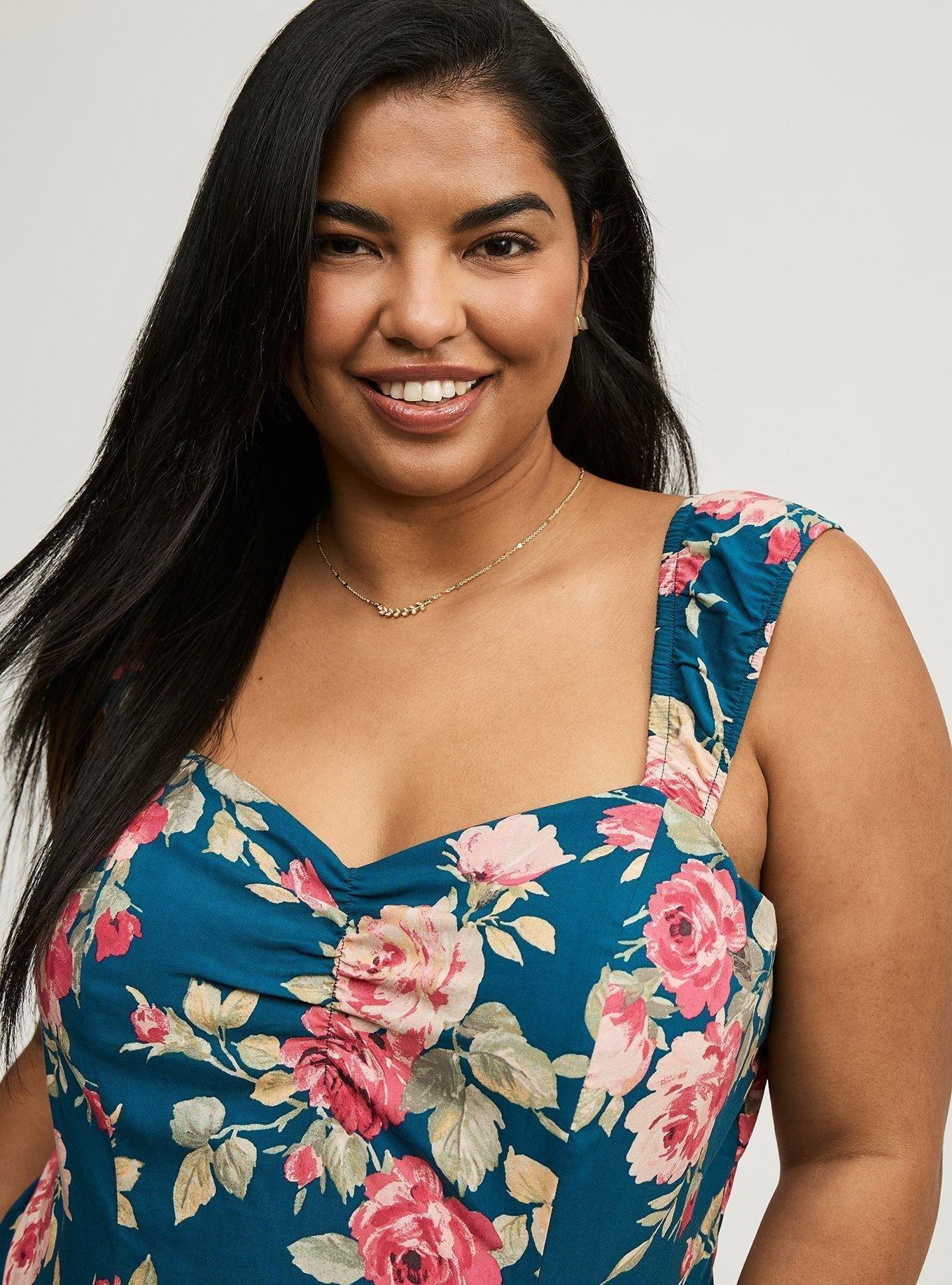 Challis Smocked Crop Top