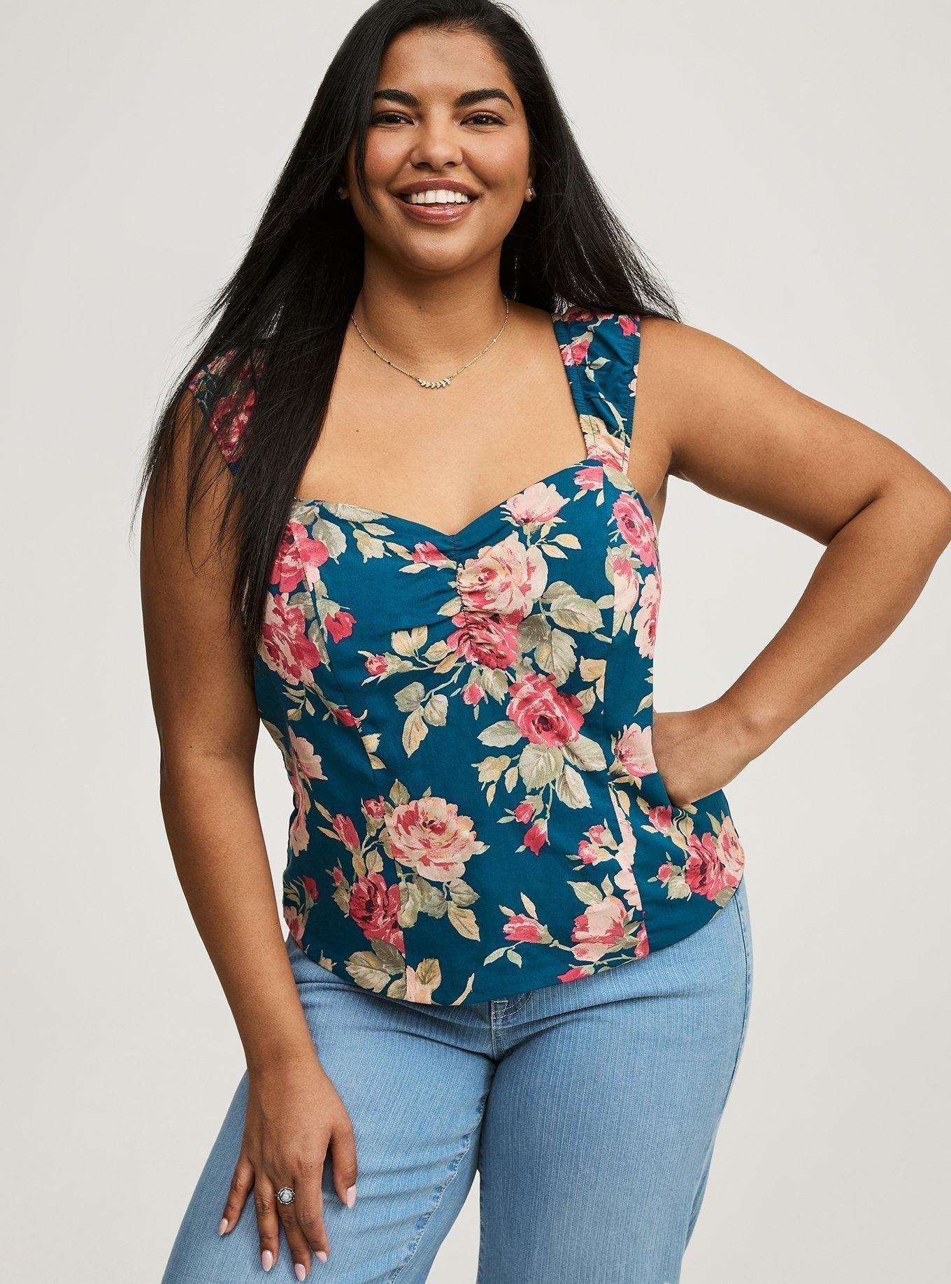 Challis Smocked Crop Top