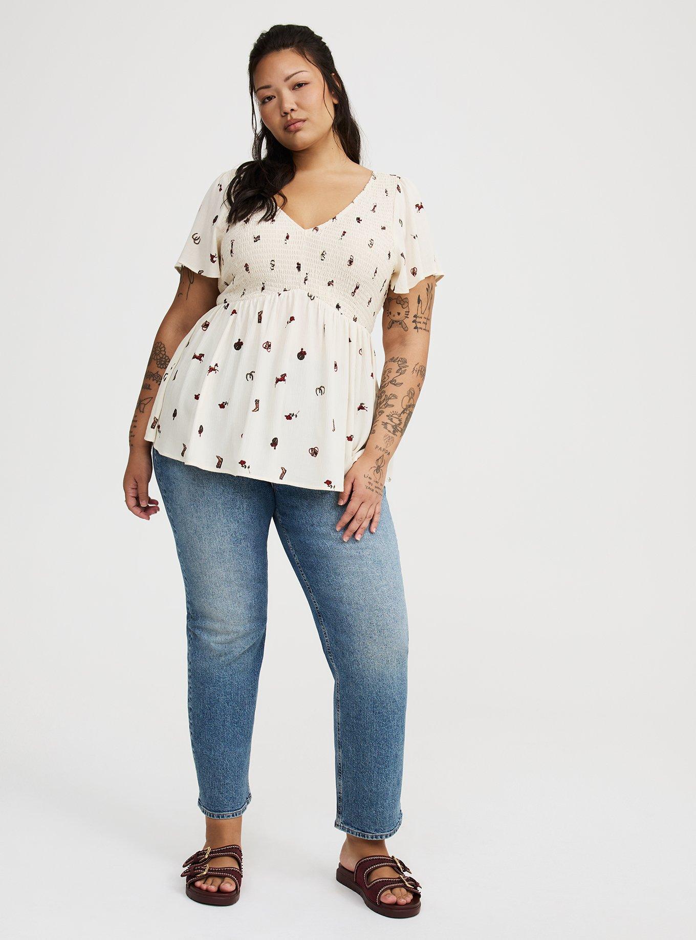 Smocked Babydoll Top