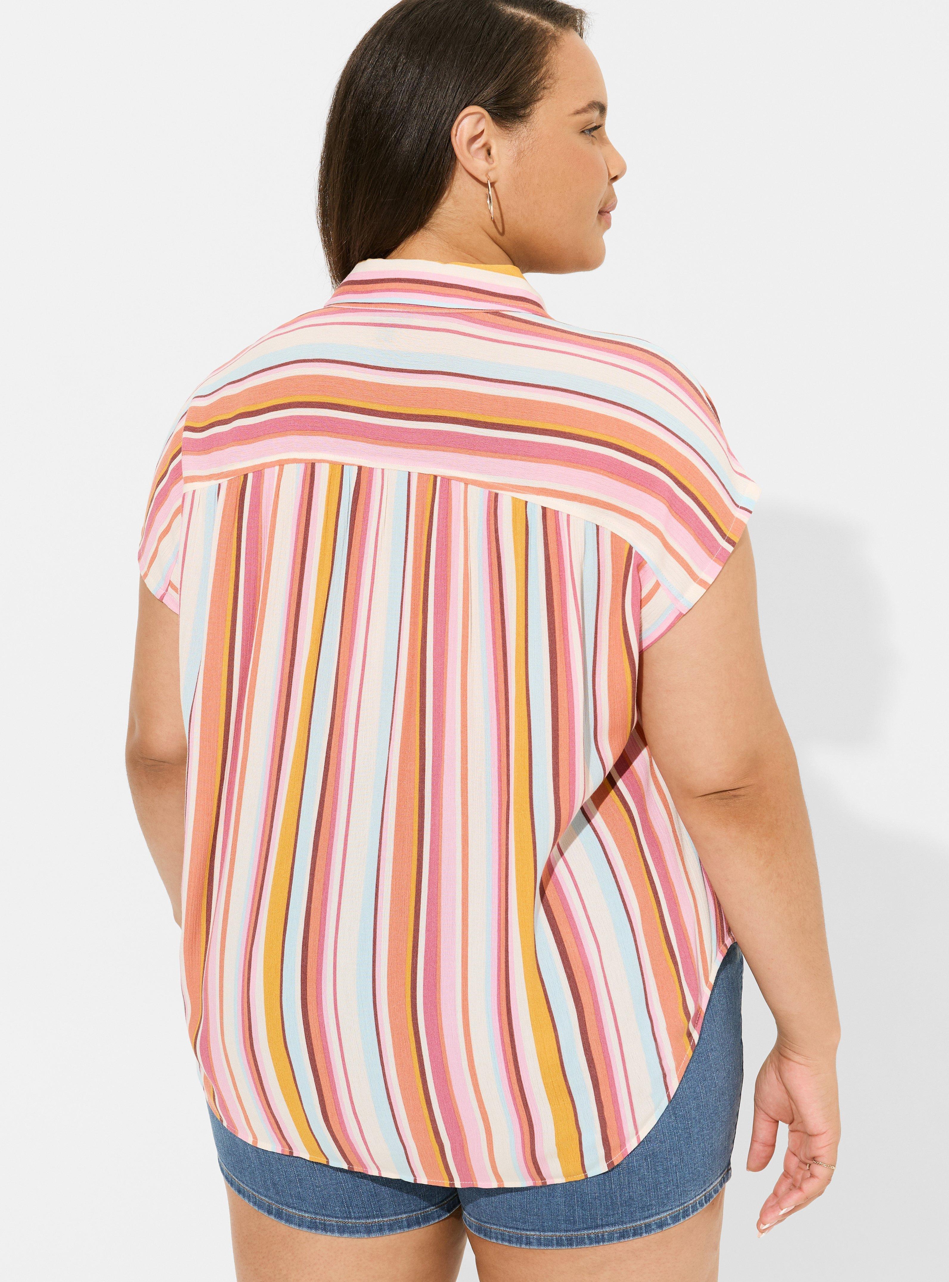 Crinkle Gauze Dolman Shirt