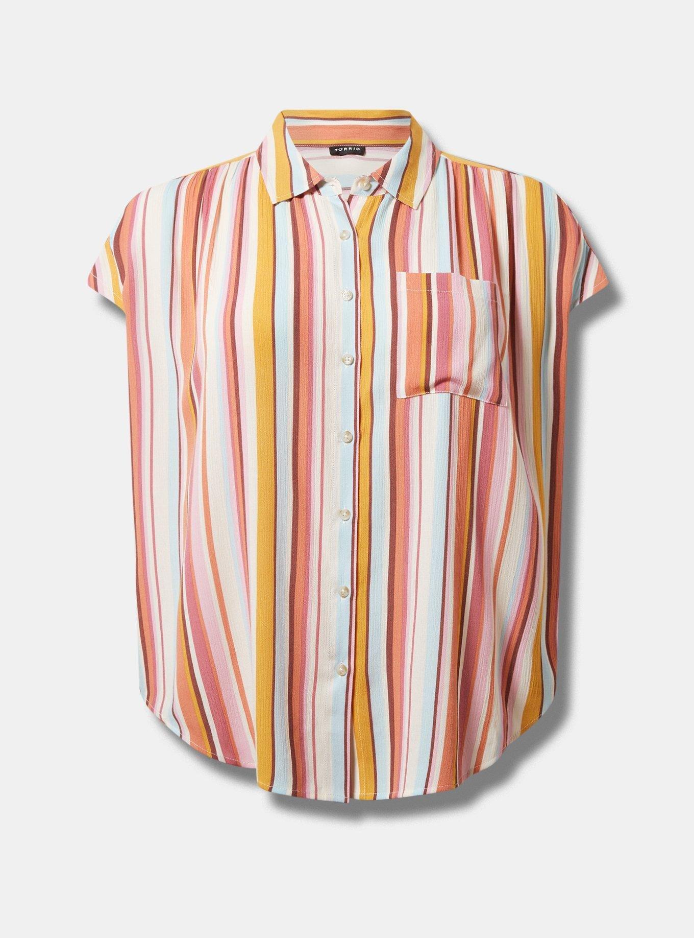 Crinkle Gauze Dolman Shirt