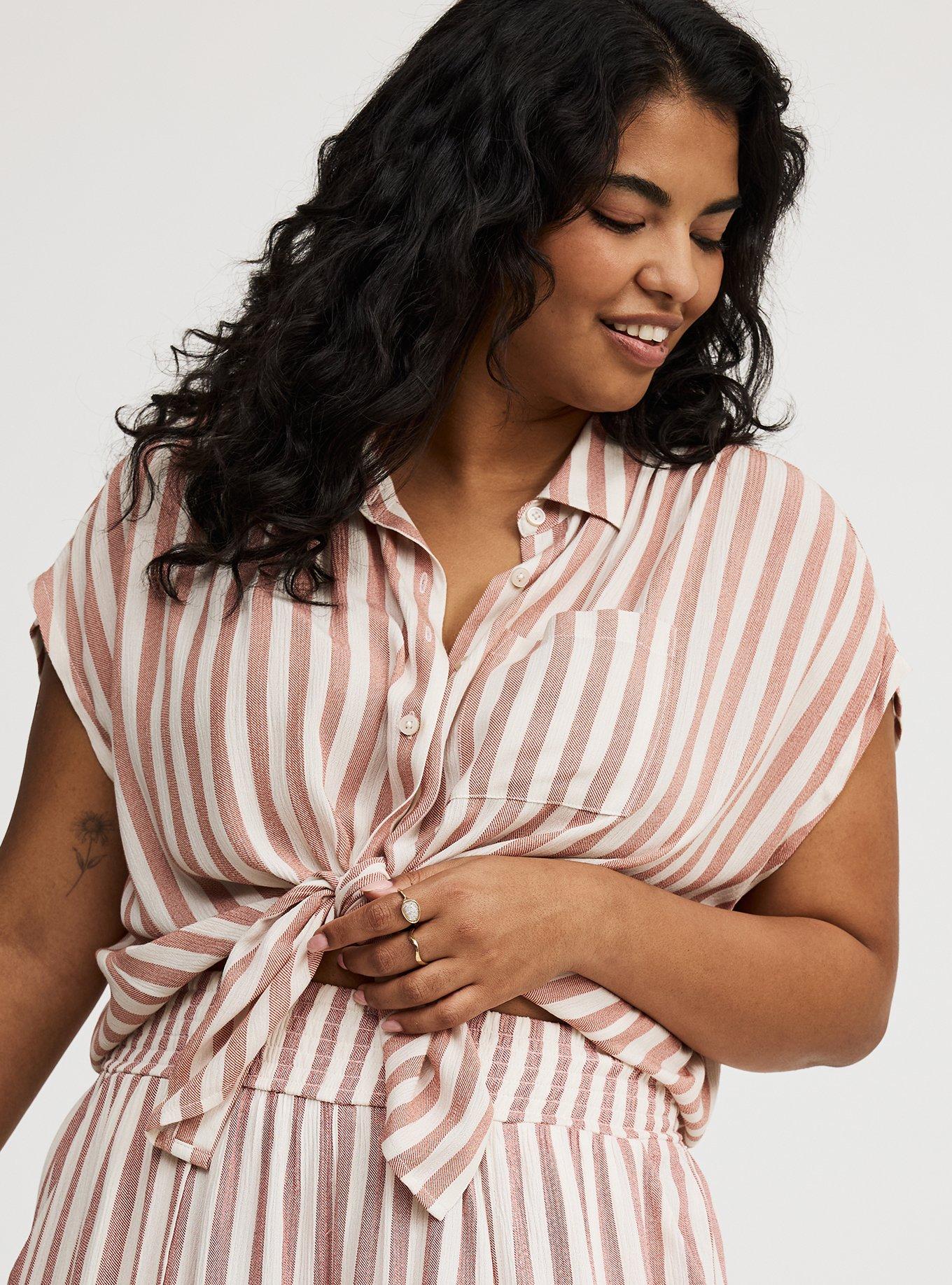 Crinkle Gauze Dolman Shirt