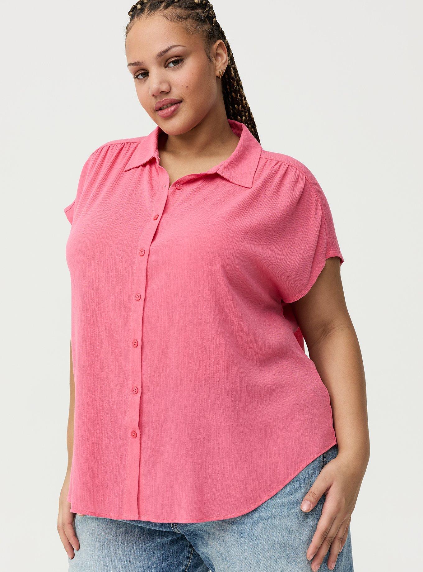 Crinkle Gauze Dolman Shirt, FRUIT DOVE, alternate