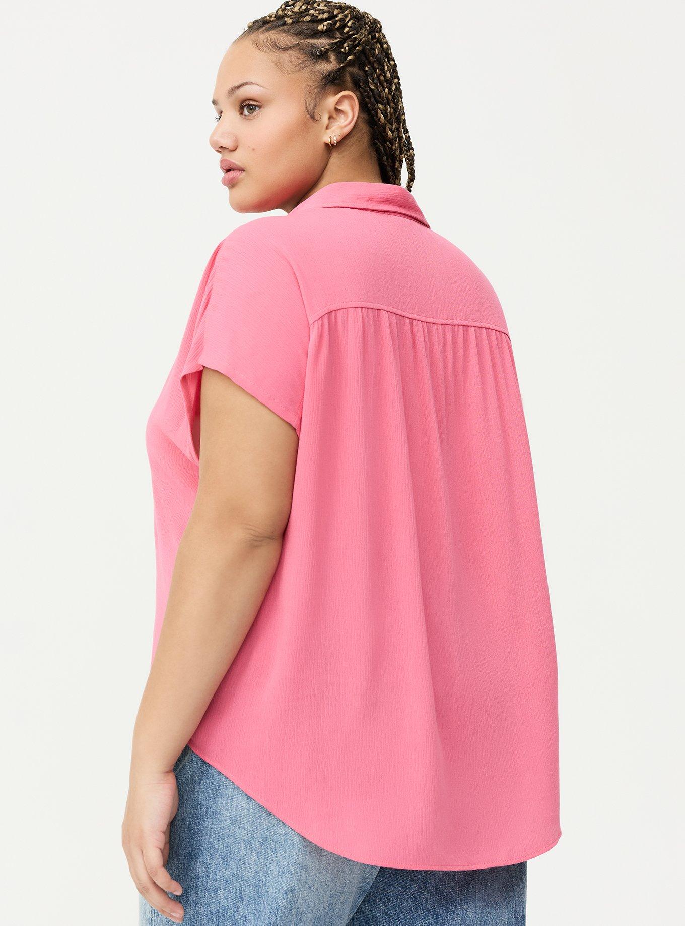 Crinkle Gauze Dolman Shirt, FRUIT DOVE, alternate