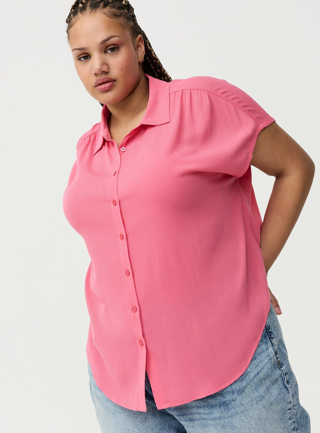 Crinkle Gauze Dolman Shirt, FRUIT DOVE, alternate