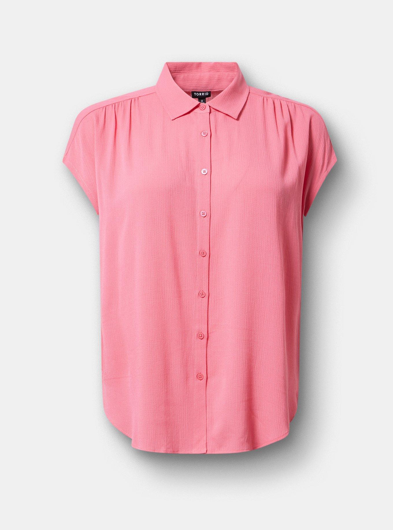 Crinkle Gauze Dolman Shirt, FRUIT DOVE, hi-res