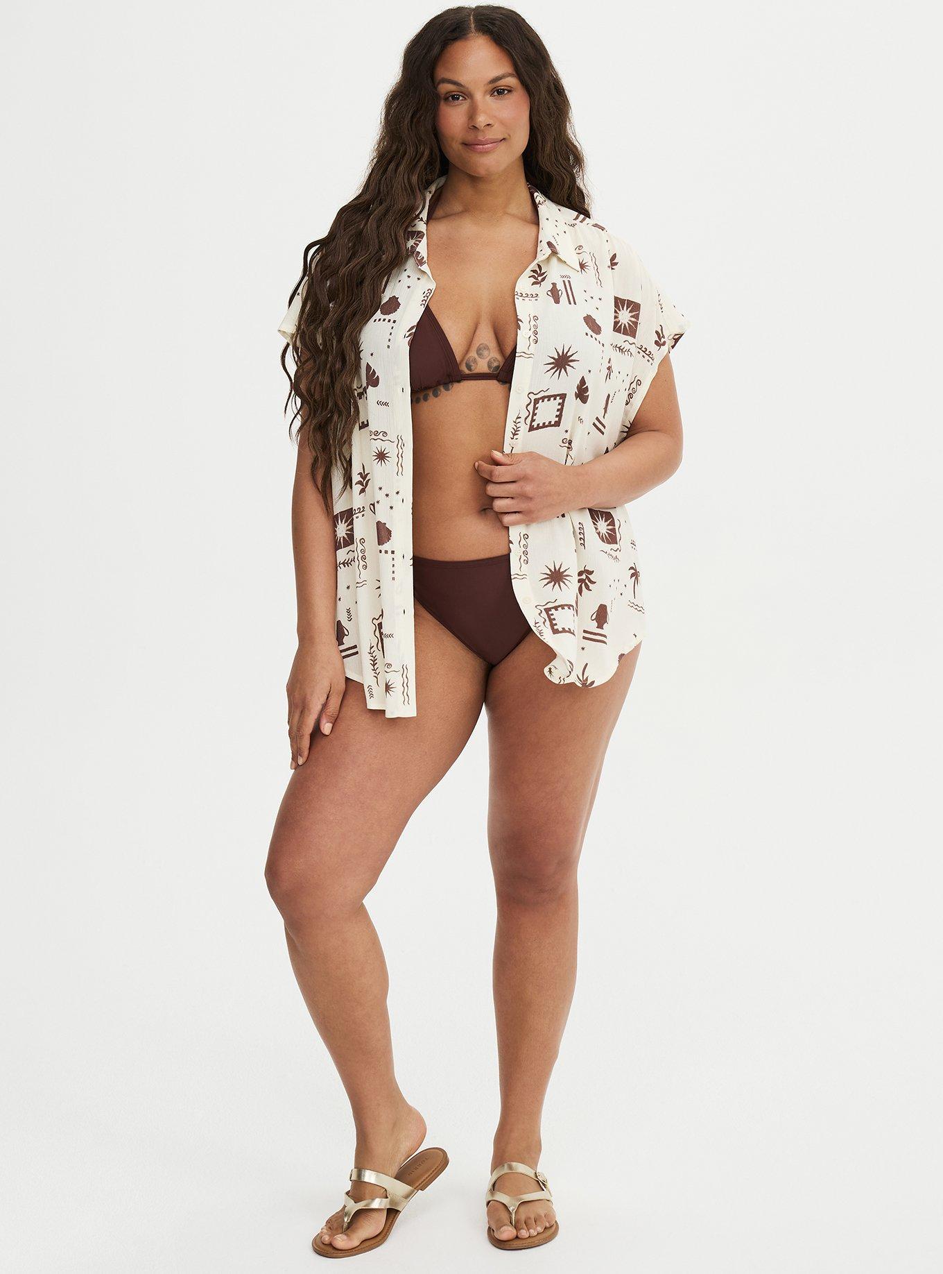 Crinkle Gauze Dolman Shirt, PICTURE PERFECT IVORY, alternate