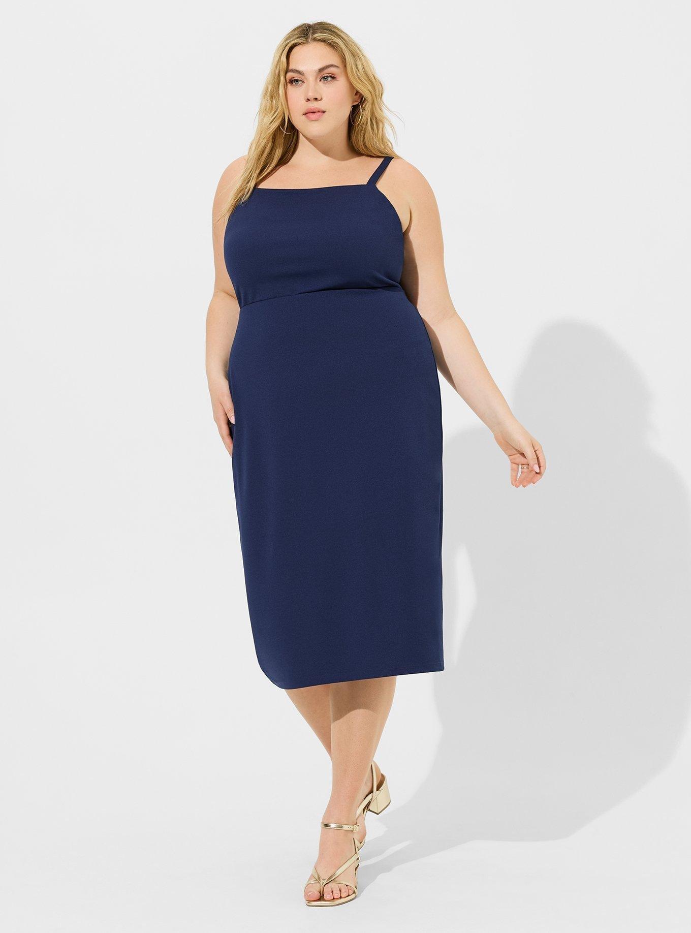 green emerald velvet dress Plus Size Sleeveless V Neck Midi Dress