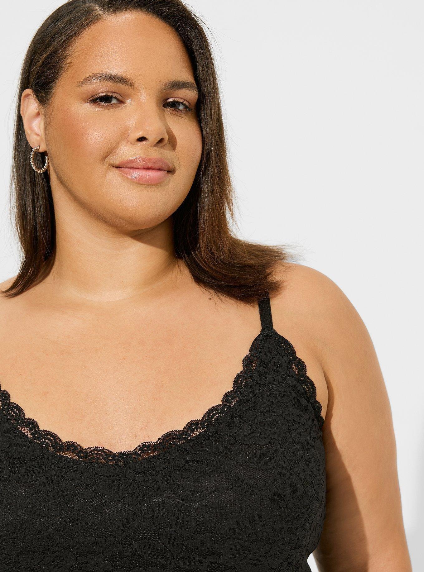 Plus Size - Stretch Lace V-neck Cami - Torrid