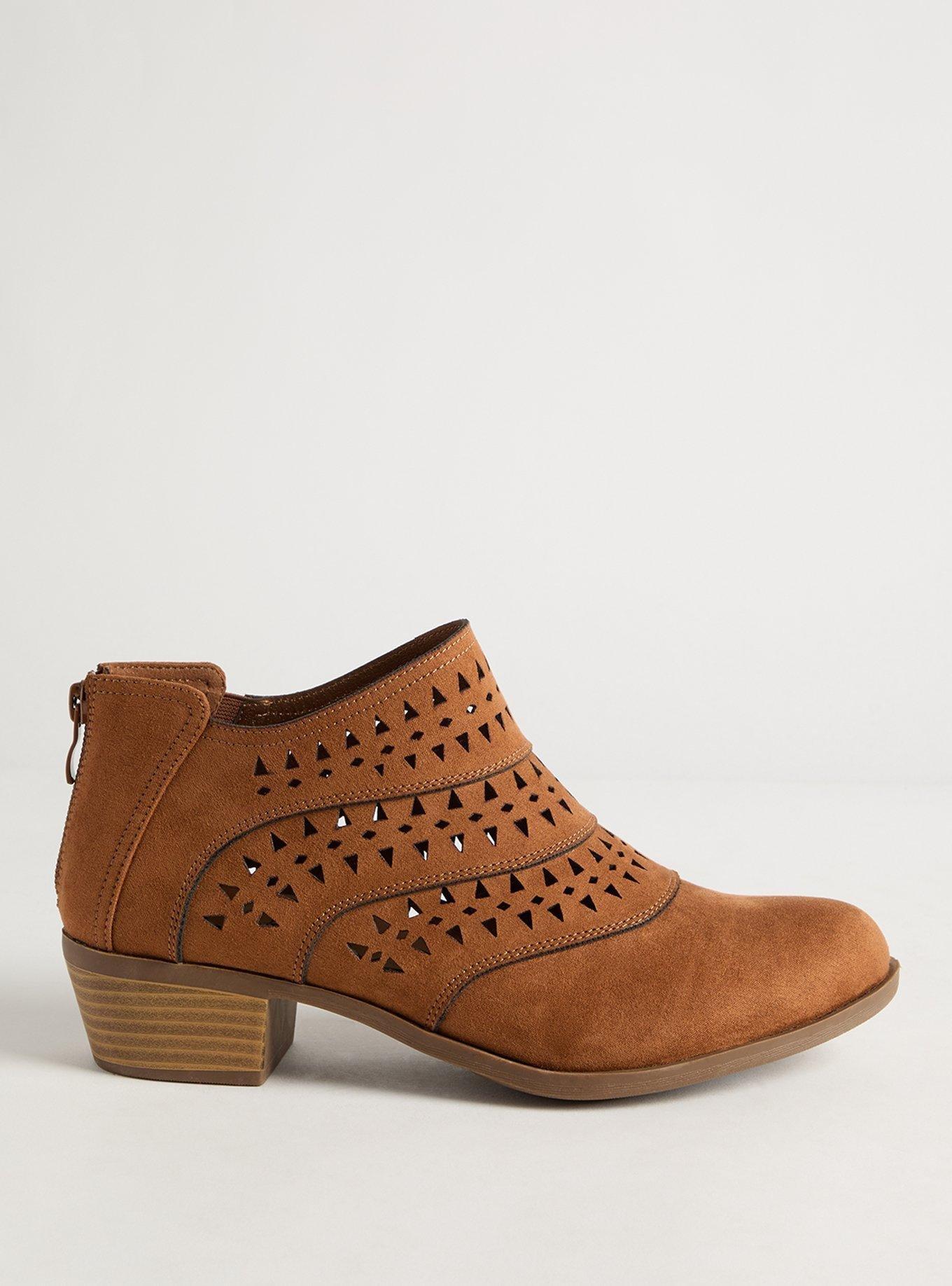 Perforated Ankle Bootie (WW