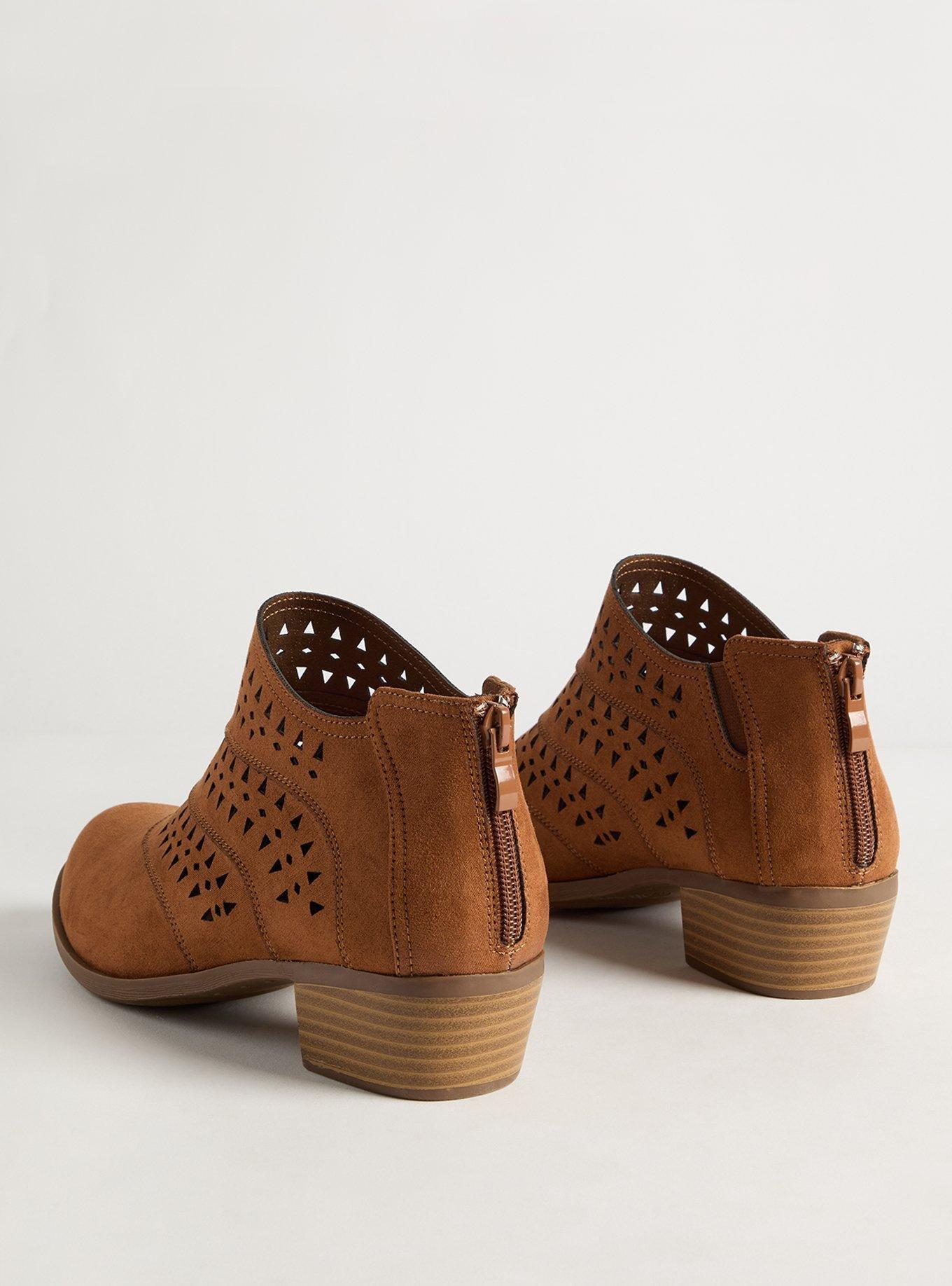 Perforated Ankle Bootie (WW