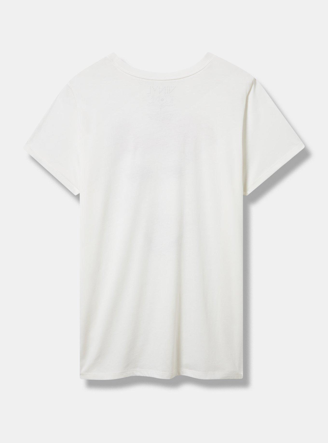 Blondie Classic Fit Cotton Crew Tee, BLANC DE BLANC, alternate