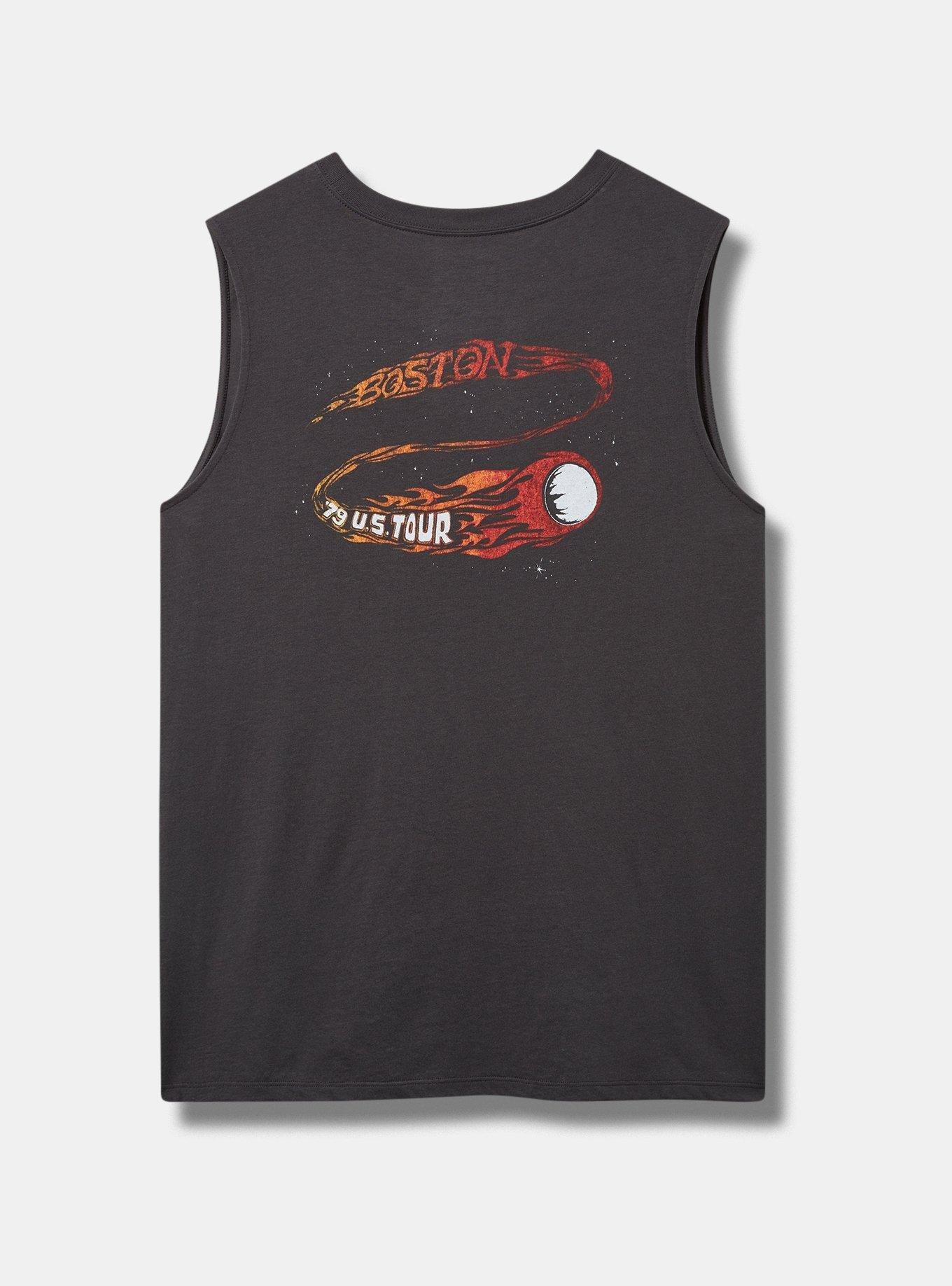 Boston Relax Fit Cotton Crew Tank