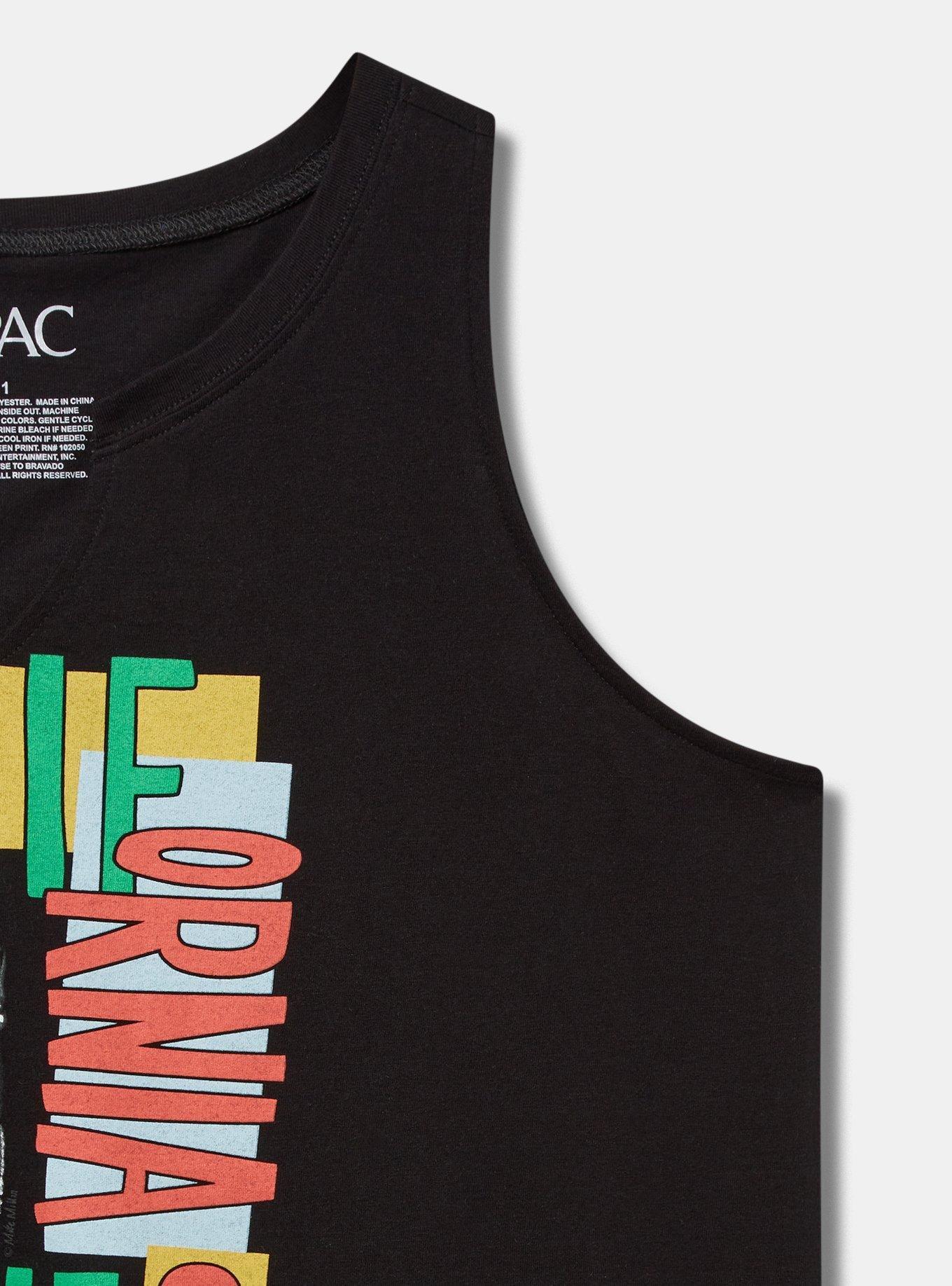 Tupac Classic Fit Cotton Notch Neck