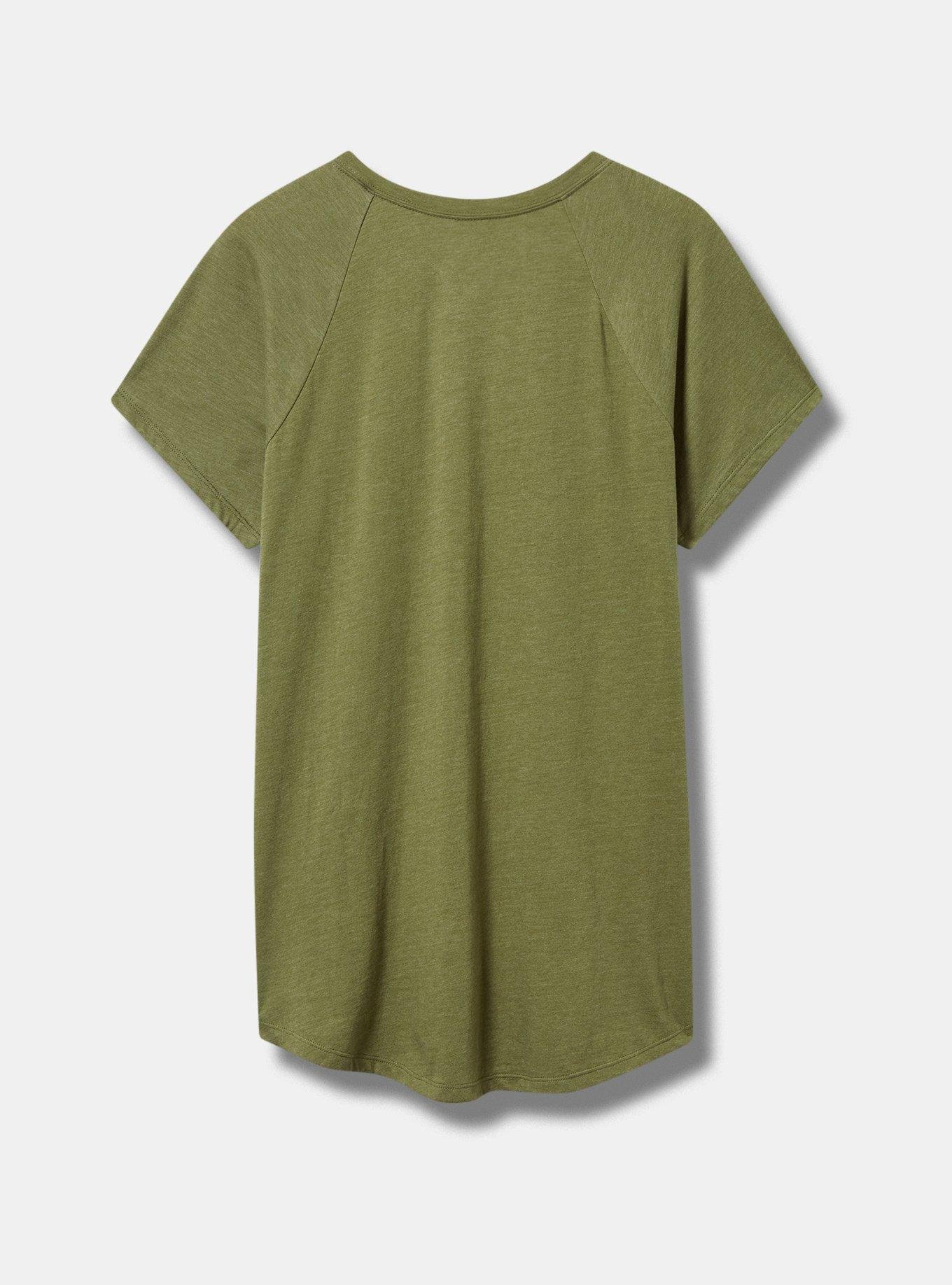 Plus Size - Smokey Bear Classic Fit Cotton Notch Neck Raglan - Torrid