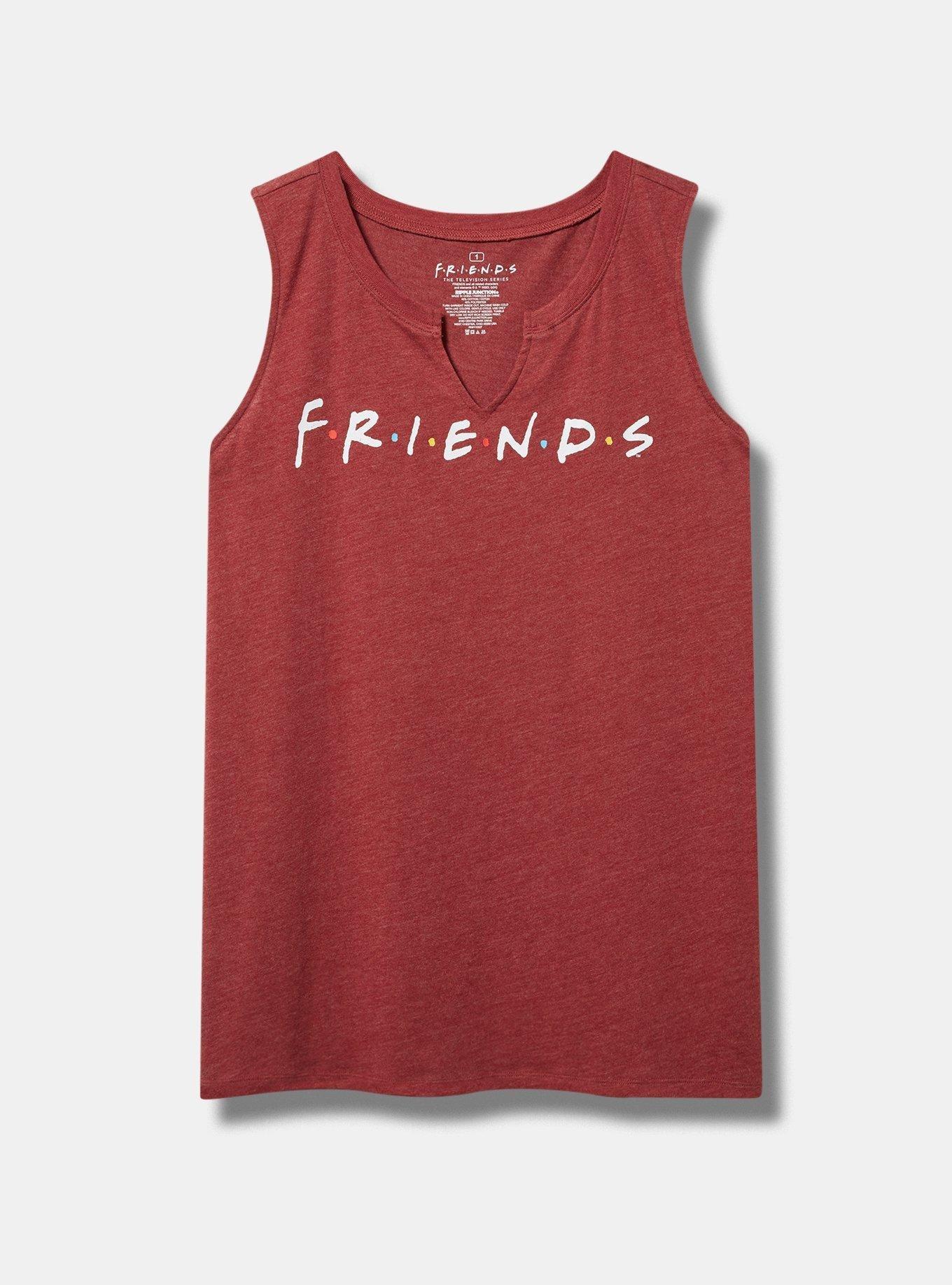 Friends Classic Fit Cotton Notch Neck