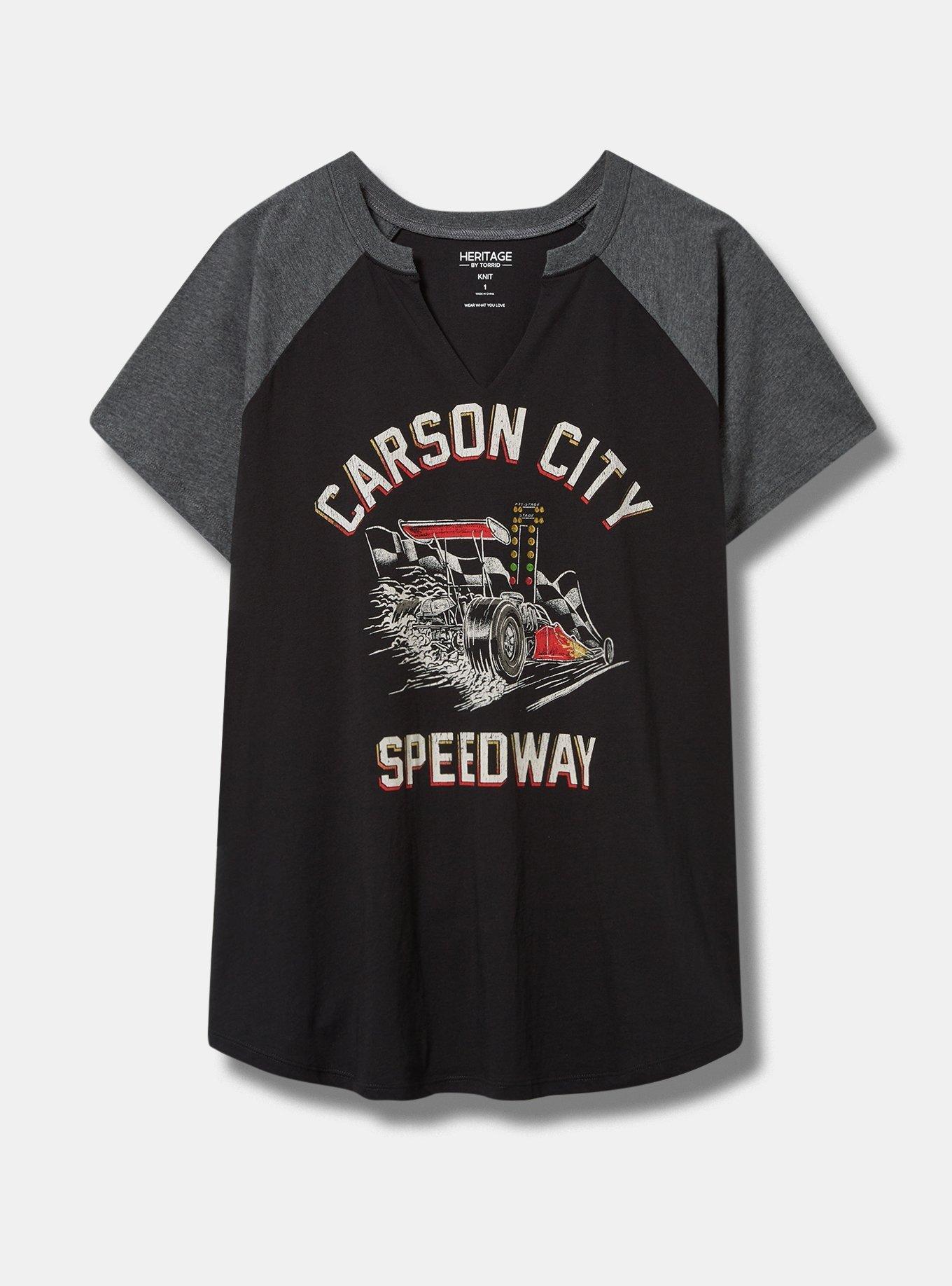 Carson City Classic Fit Notch Raglan Tee