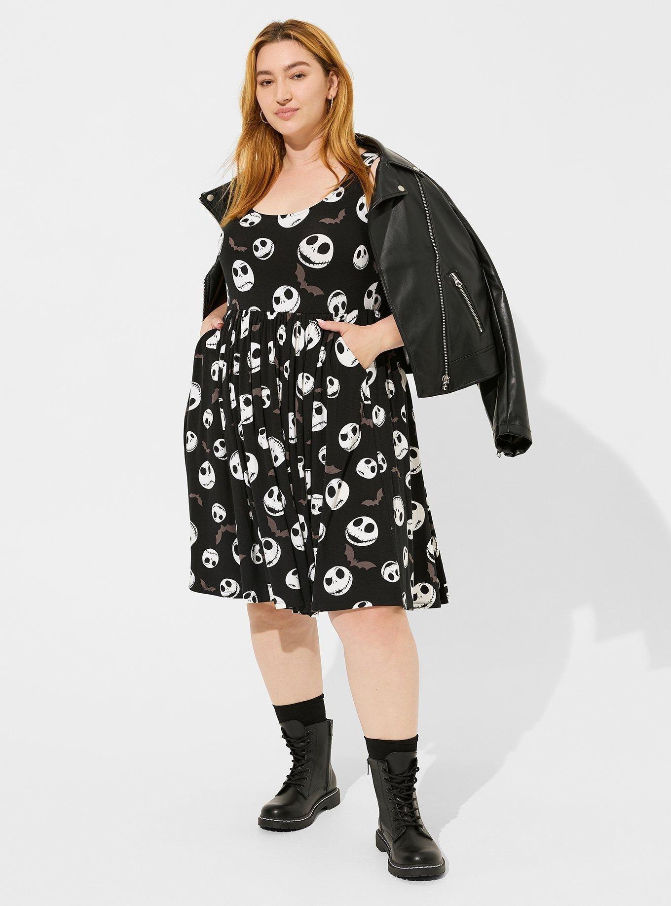 jack skellington skater dress Plus Size - Disney Nightmare Before Christmas Jack Skater Dress