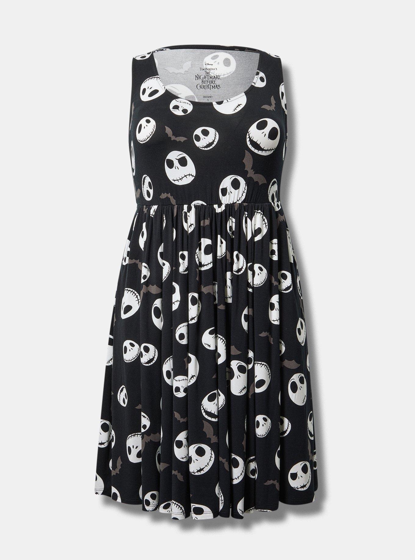 Disney Nightmare Before Christmas Jack Skater Dress