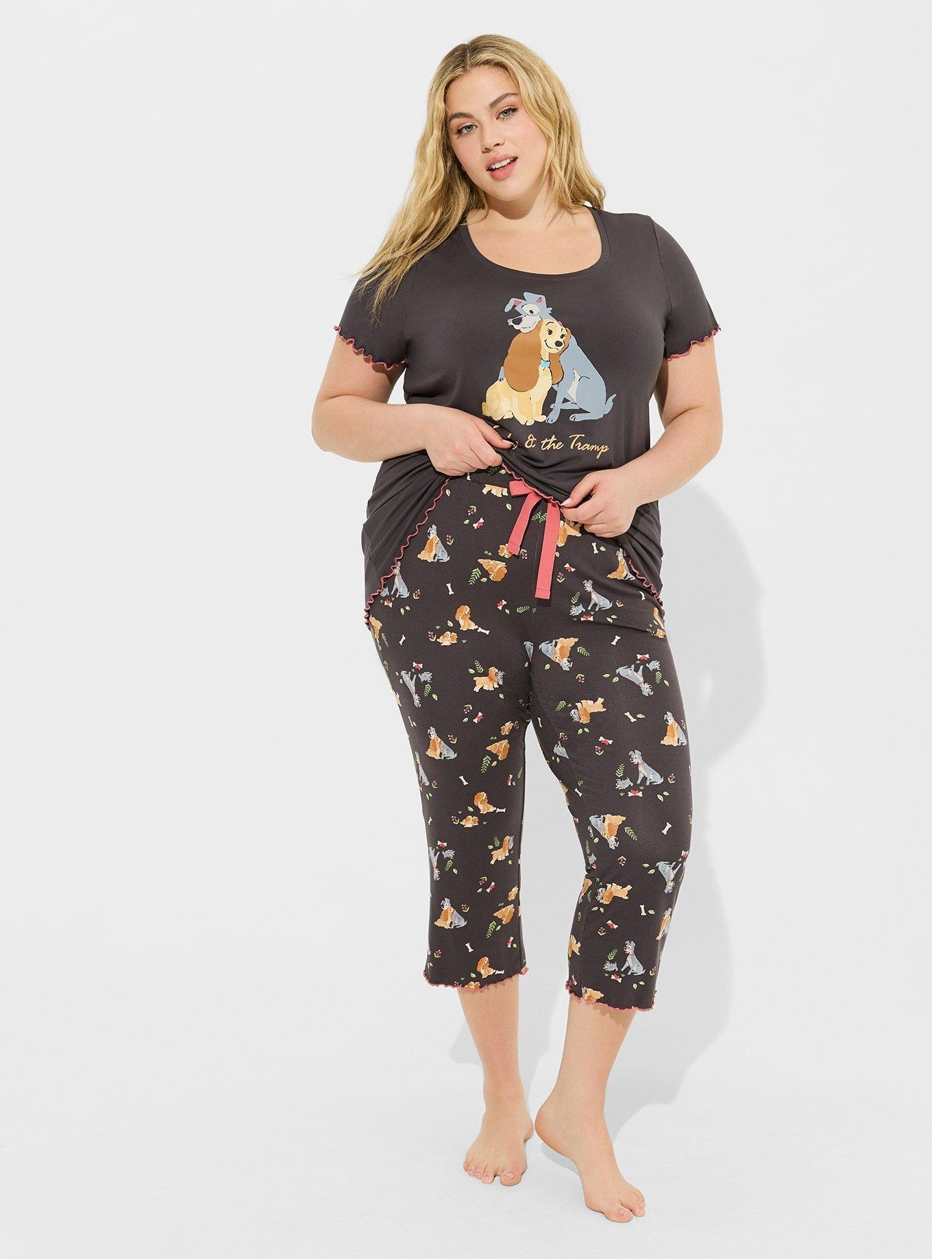 Disney Lady And Tramp Lettuce Edge Sleep Pant