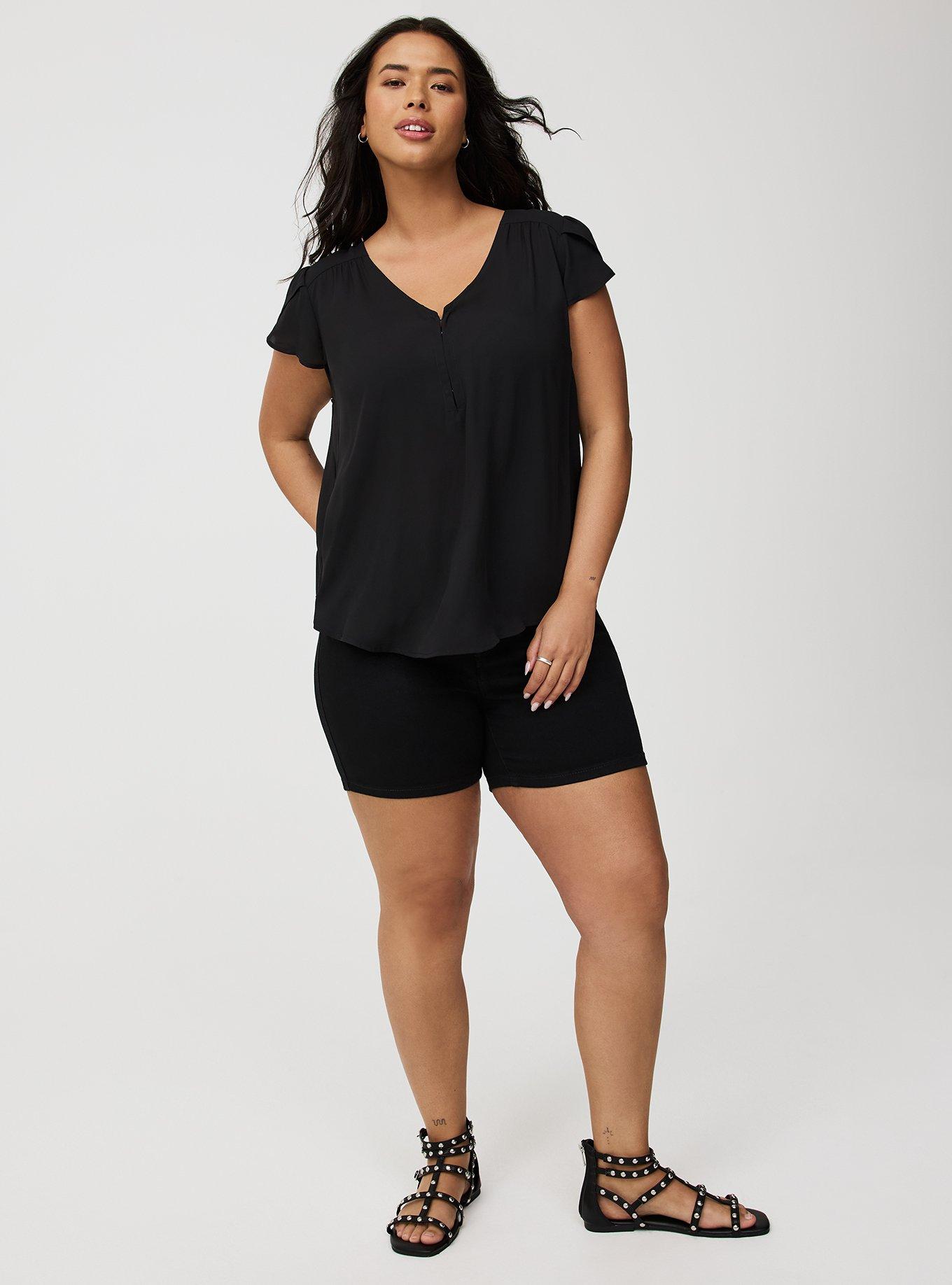 Harper Georgette Hook & Eye Blouse