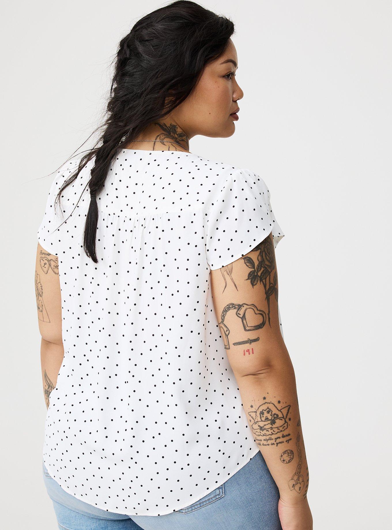 Harper Georgette Hook & Eye Blouse